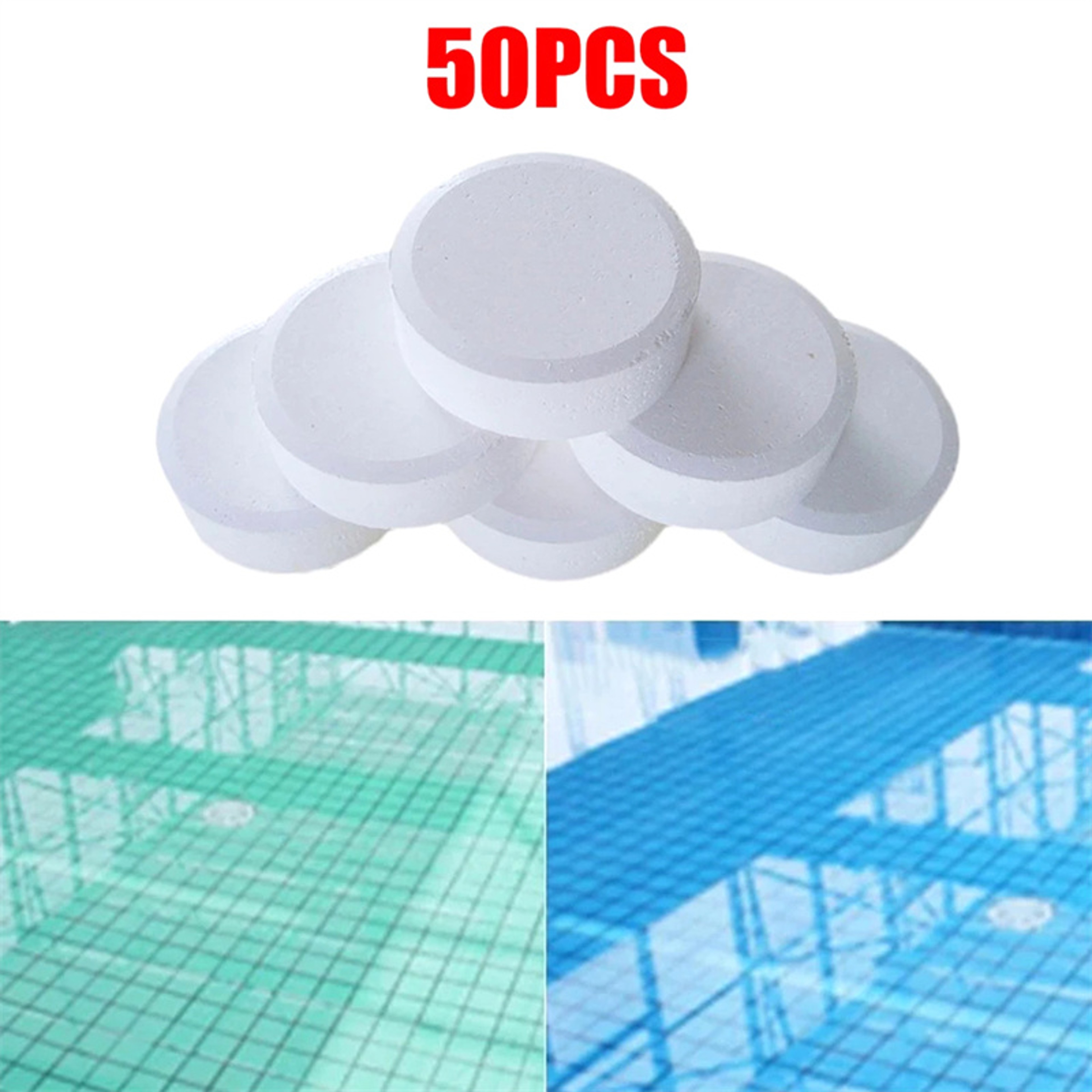 Pool Cleaning Tablets Chlorine Bromine Spa and Swimming Pool Cleaner – view 6