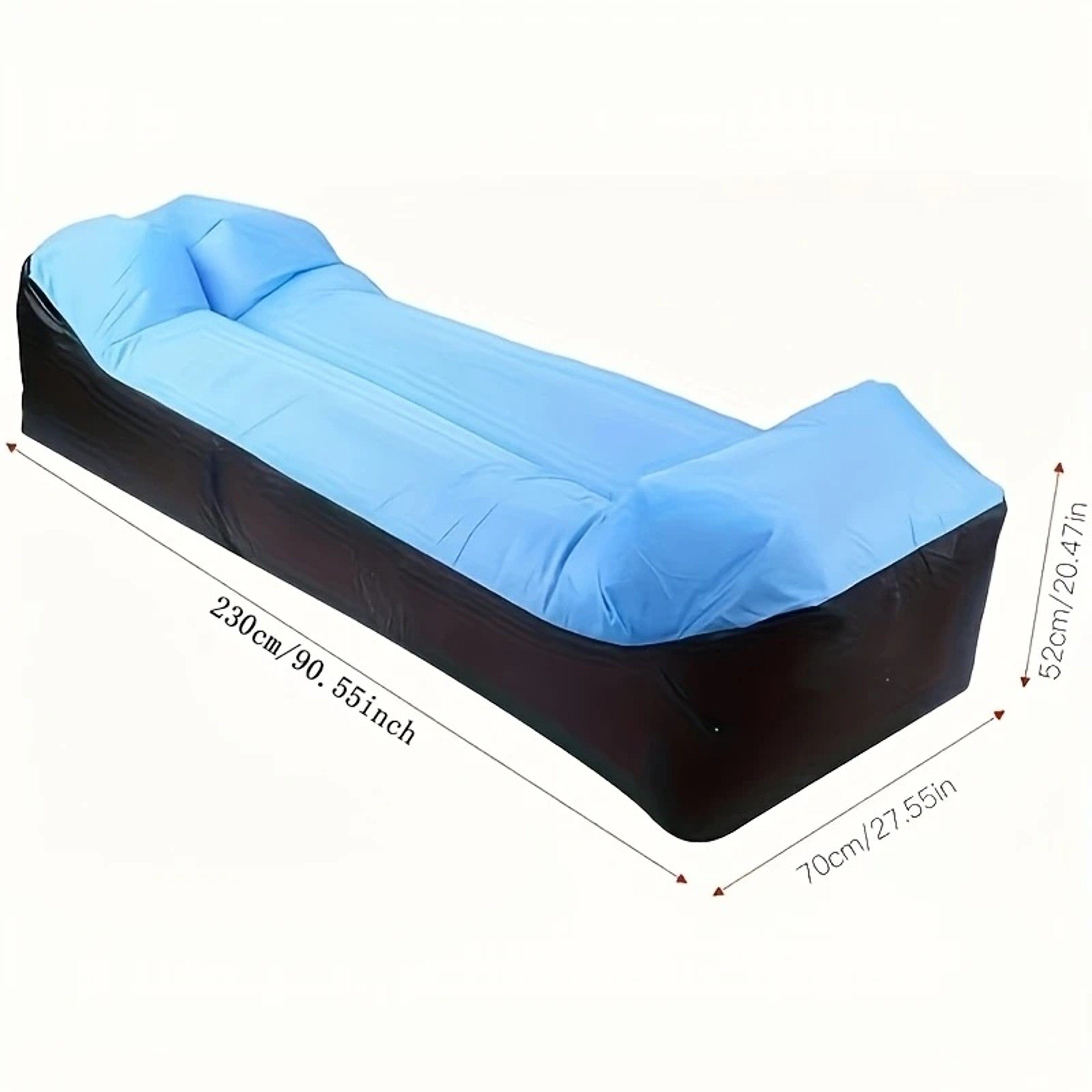 Inflatable Lounge Chair Portable Air Sofa for Camping – view 3