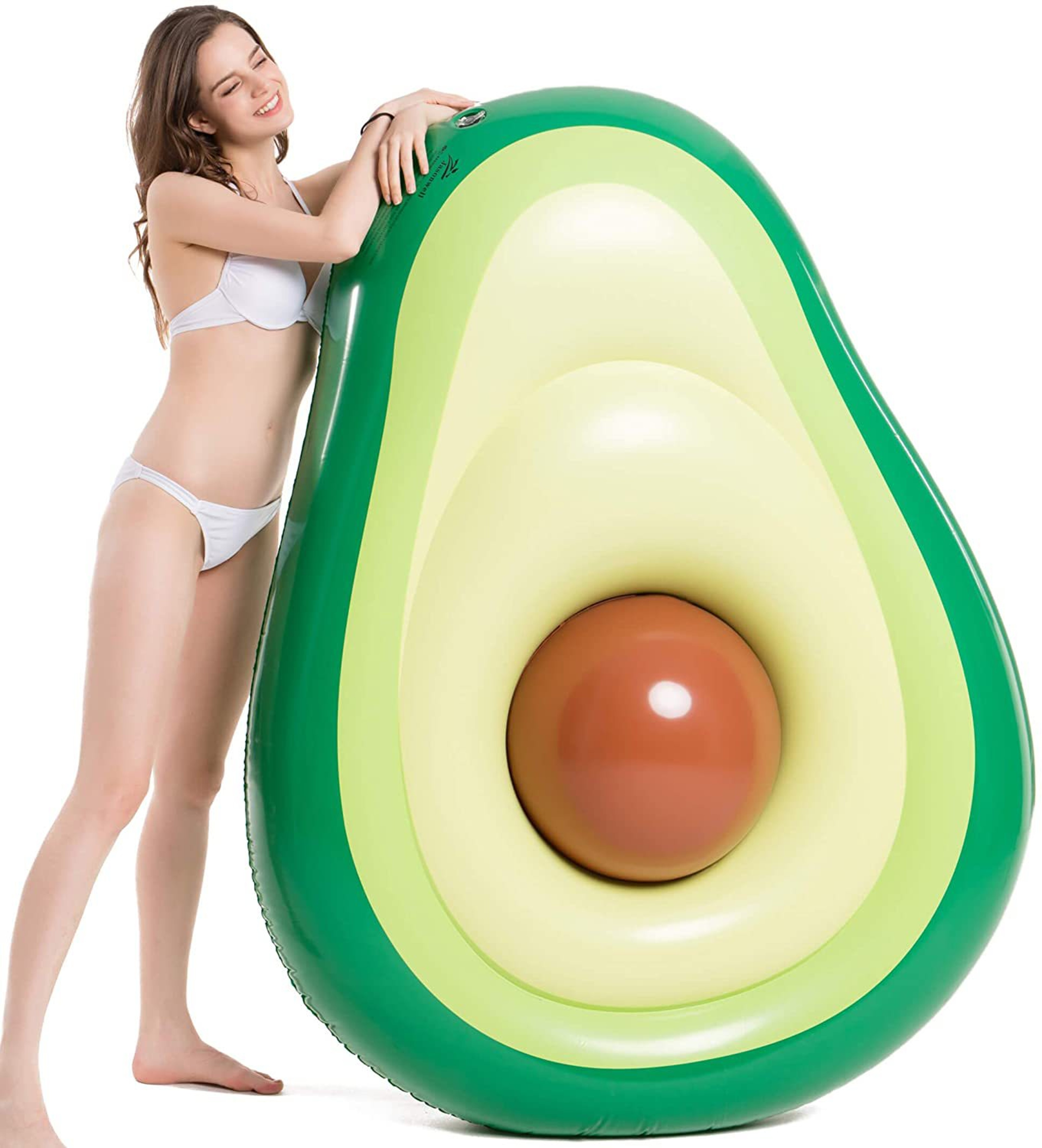 Avocado Inflatable Pool Float with Ball Raft – view 4
