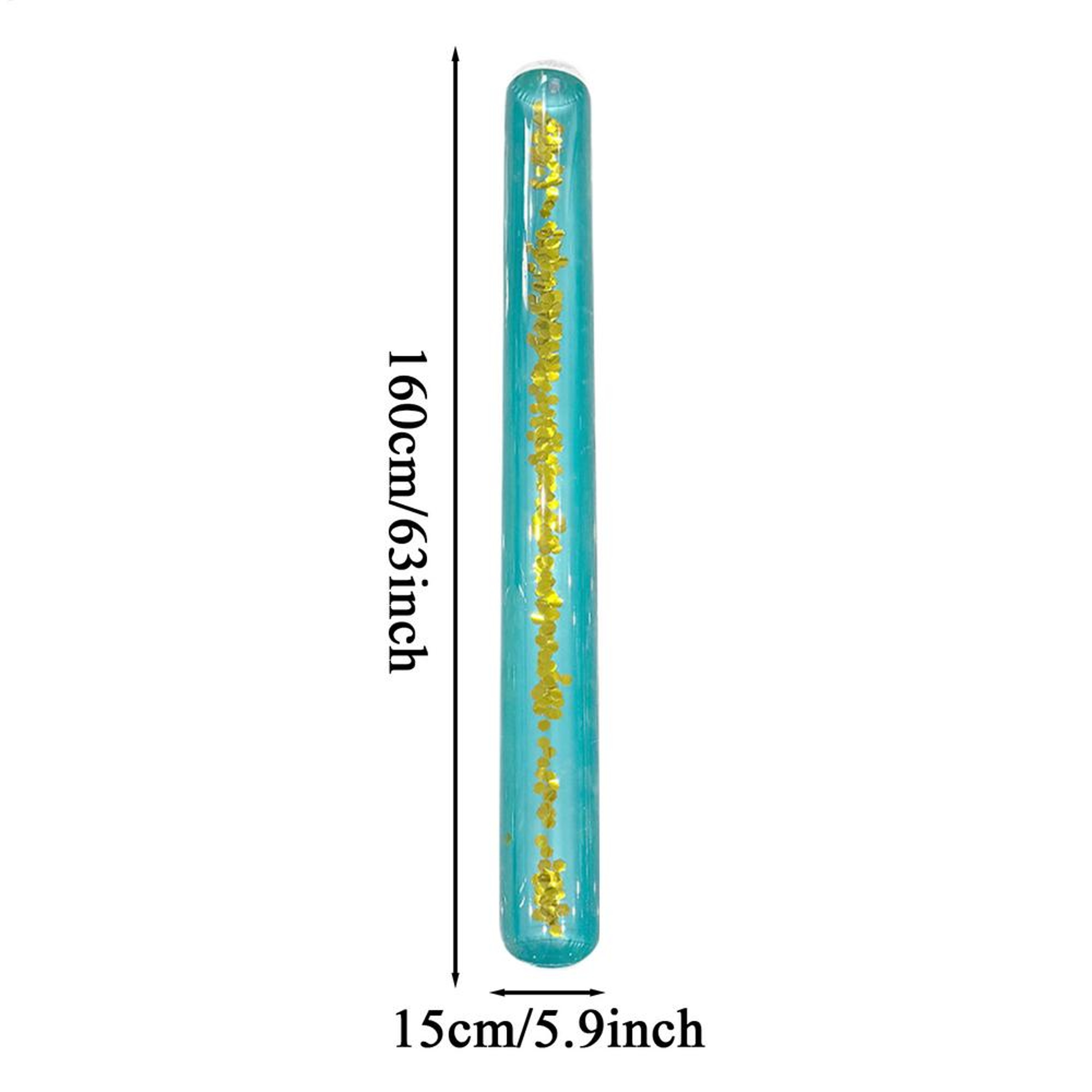 Glitter Inflatable Pool Noodle PVC Swim Float For Pool Beach  Summer Water Fun 7