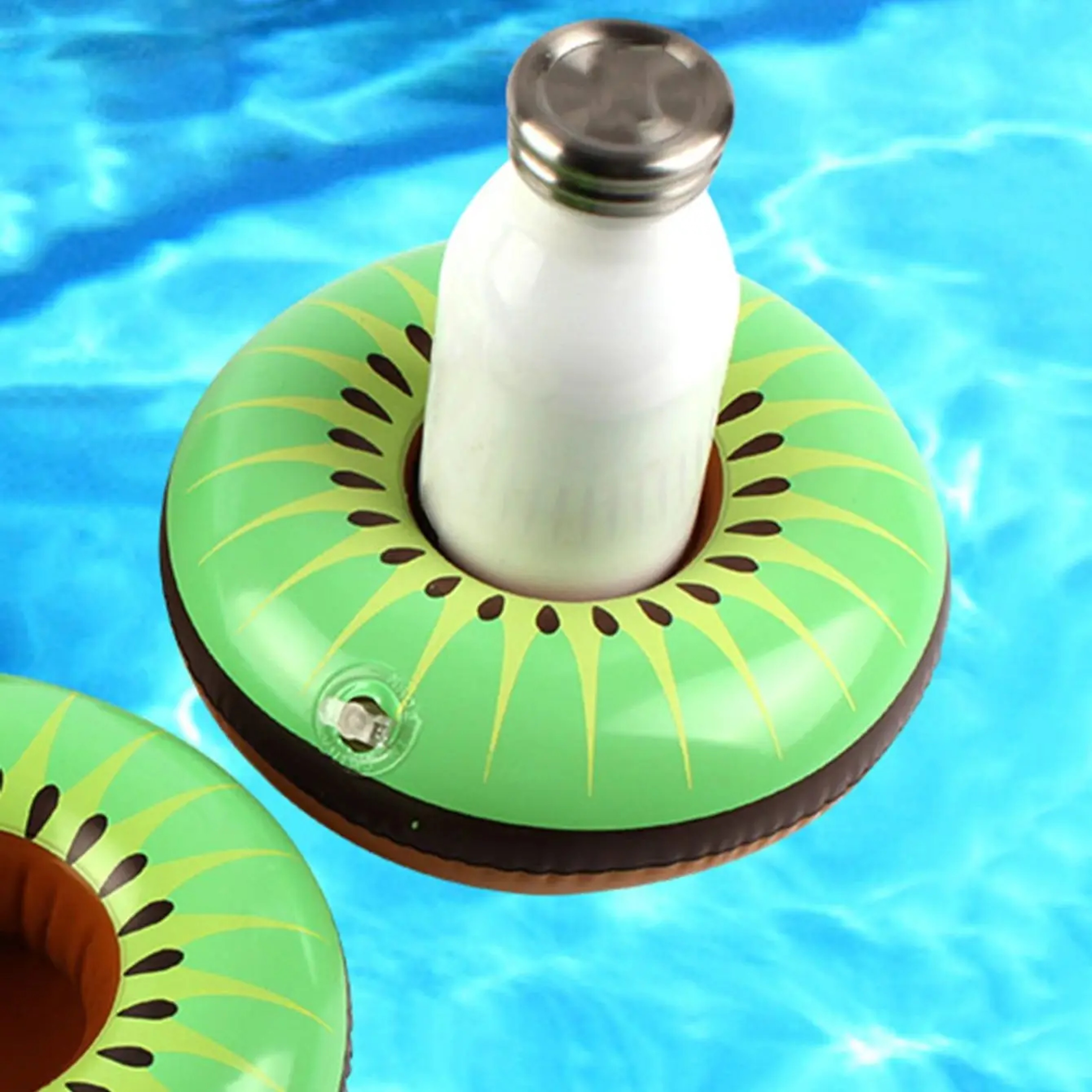 Inflatable Pool Drink Holder Float Cup Coaster for Swimming Pool Parties – view 3