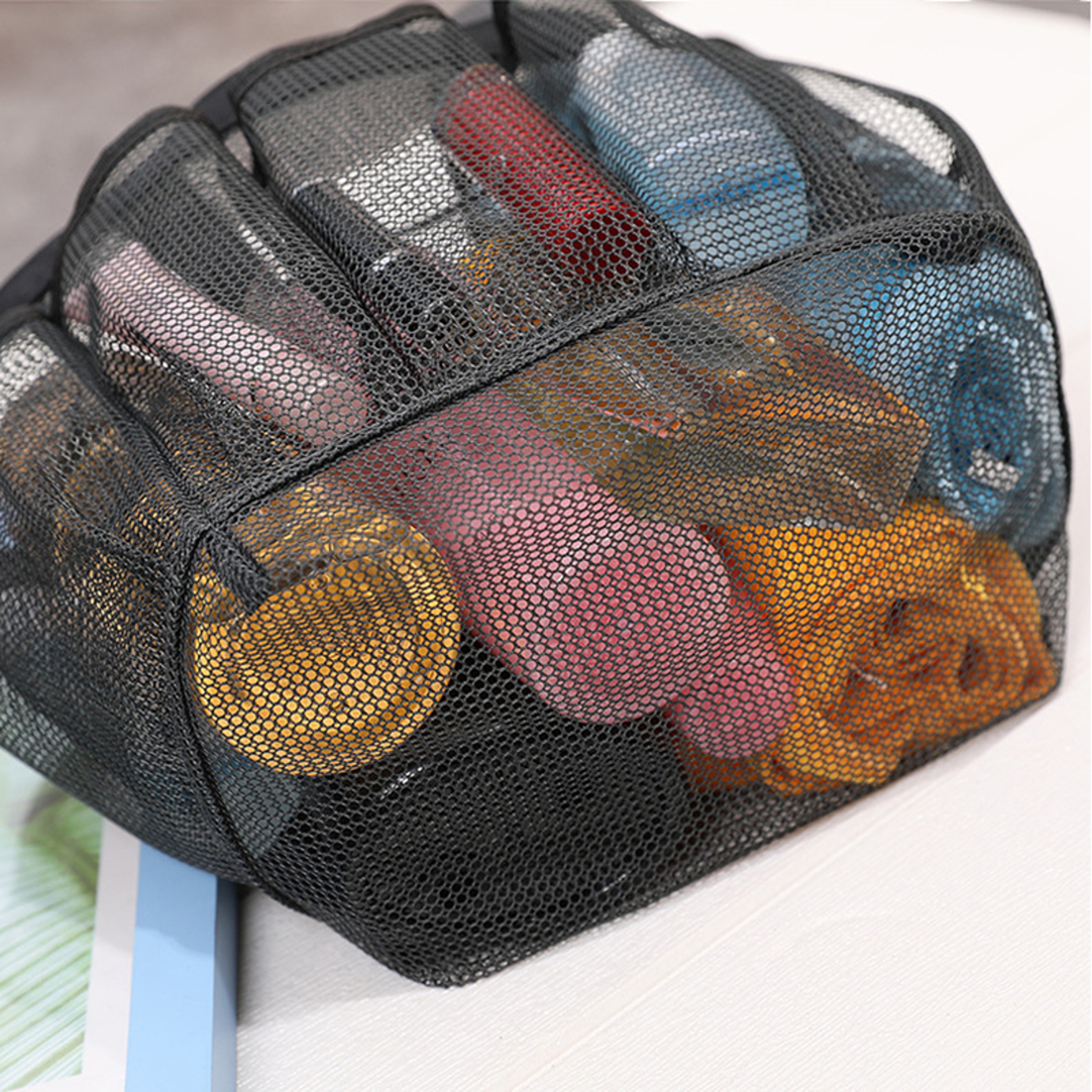 Large Mesh Beach Tote Bag For Pool Trips Toys And Vacation Essentials 2