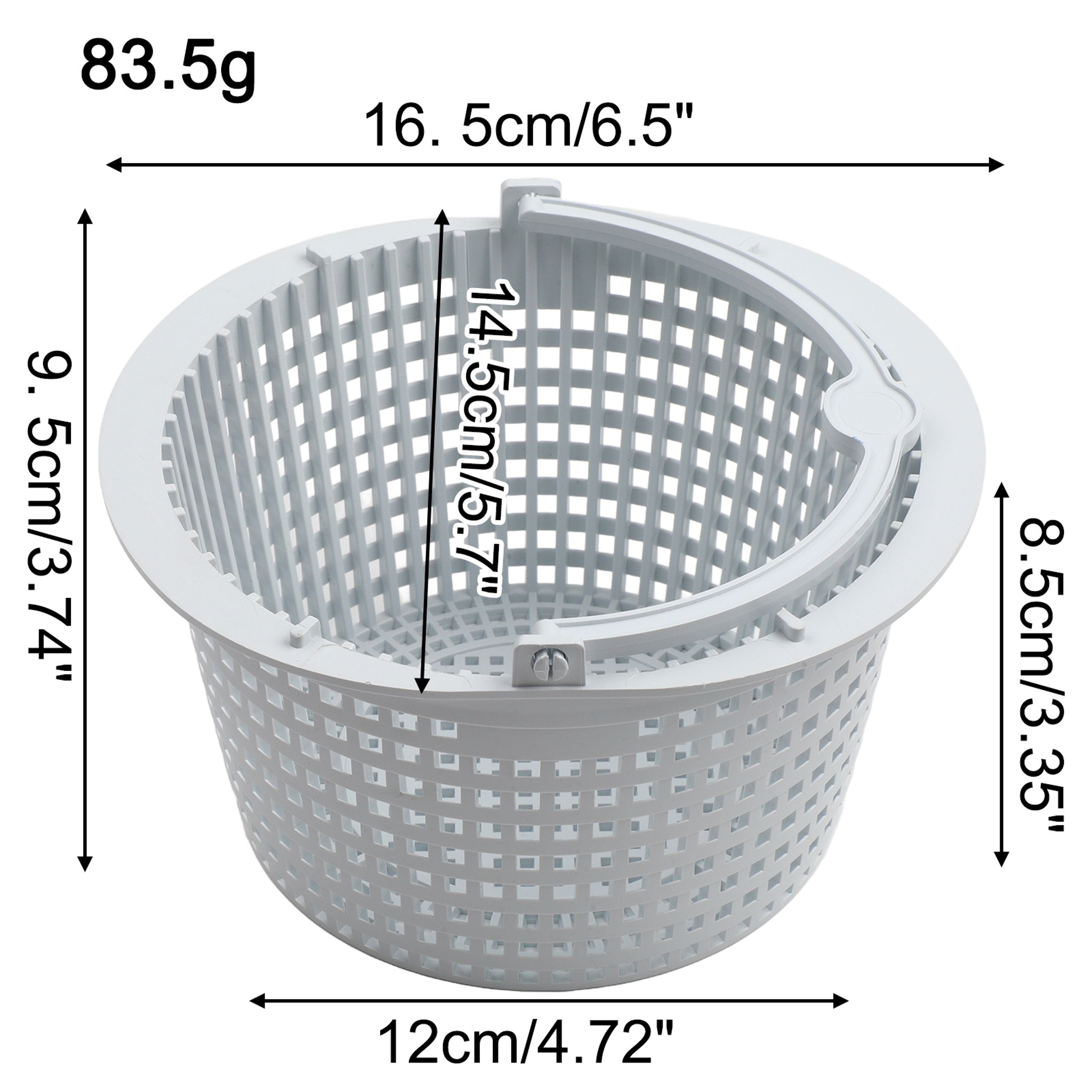 Skimmer Basket With Handle for Pool Debris Cleaning – view 3