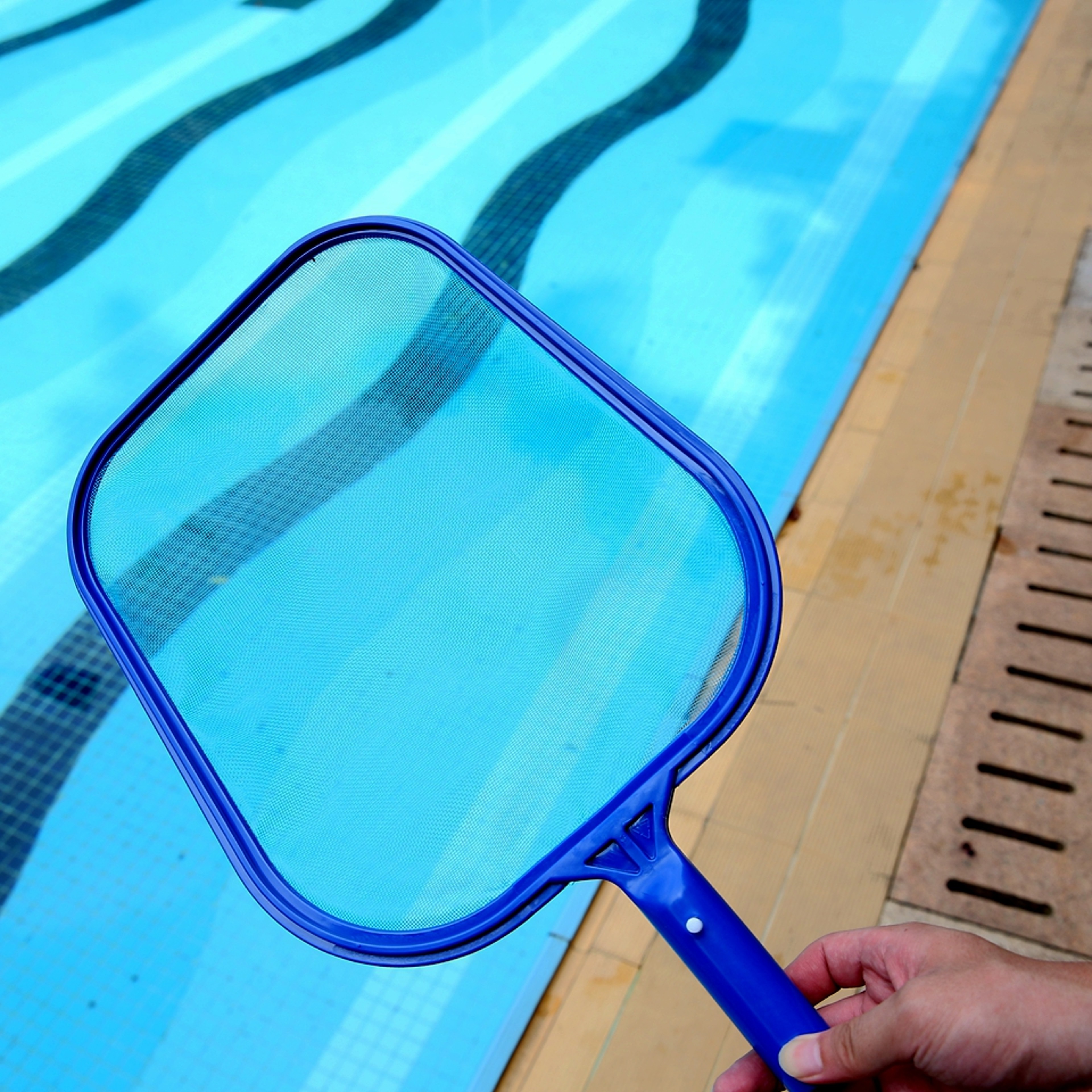 Fine Mesh Pool Skimmer Net and Leaf Rake for Swimming Pool Spa Cleaning – view 2