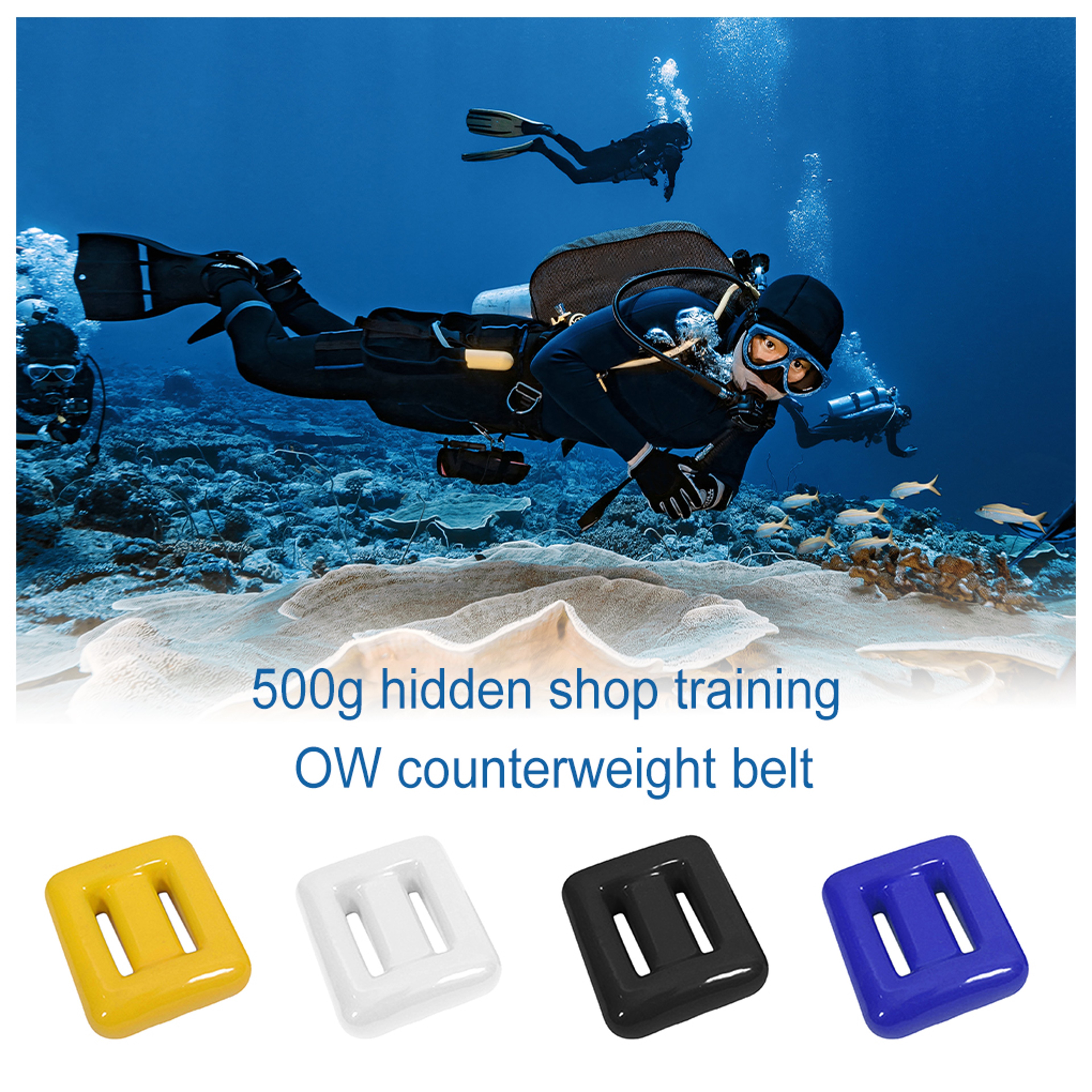 Non Slip Diving Quick Release Snorkeling Counterweight 1
