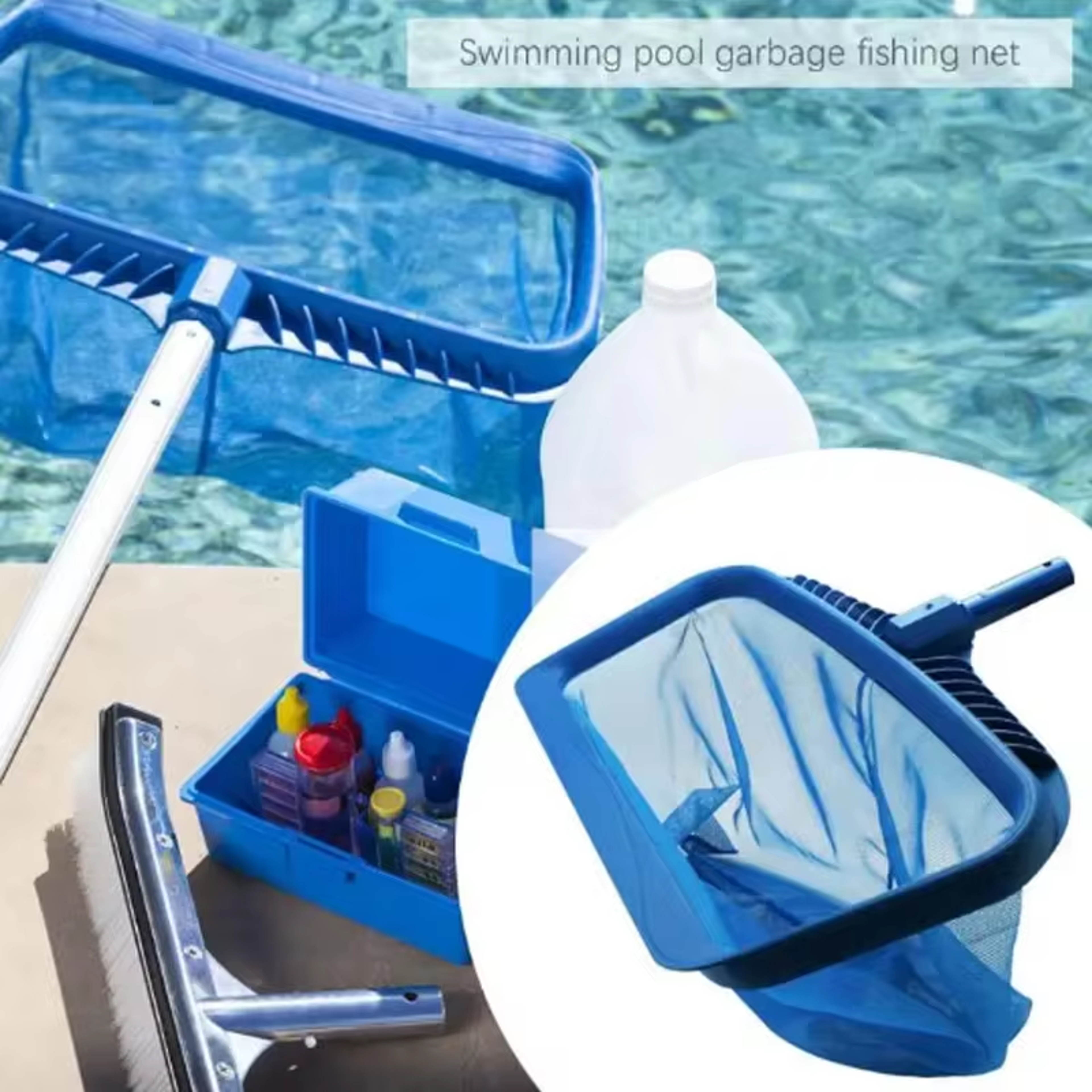 Deep Bag Pool Leaf Skimmer Net For Pools Spas And Ponds 1