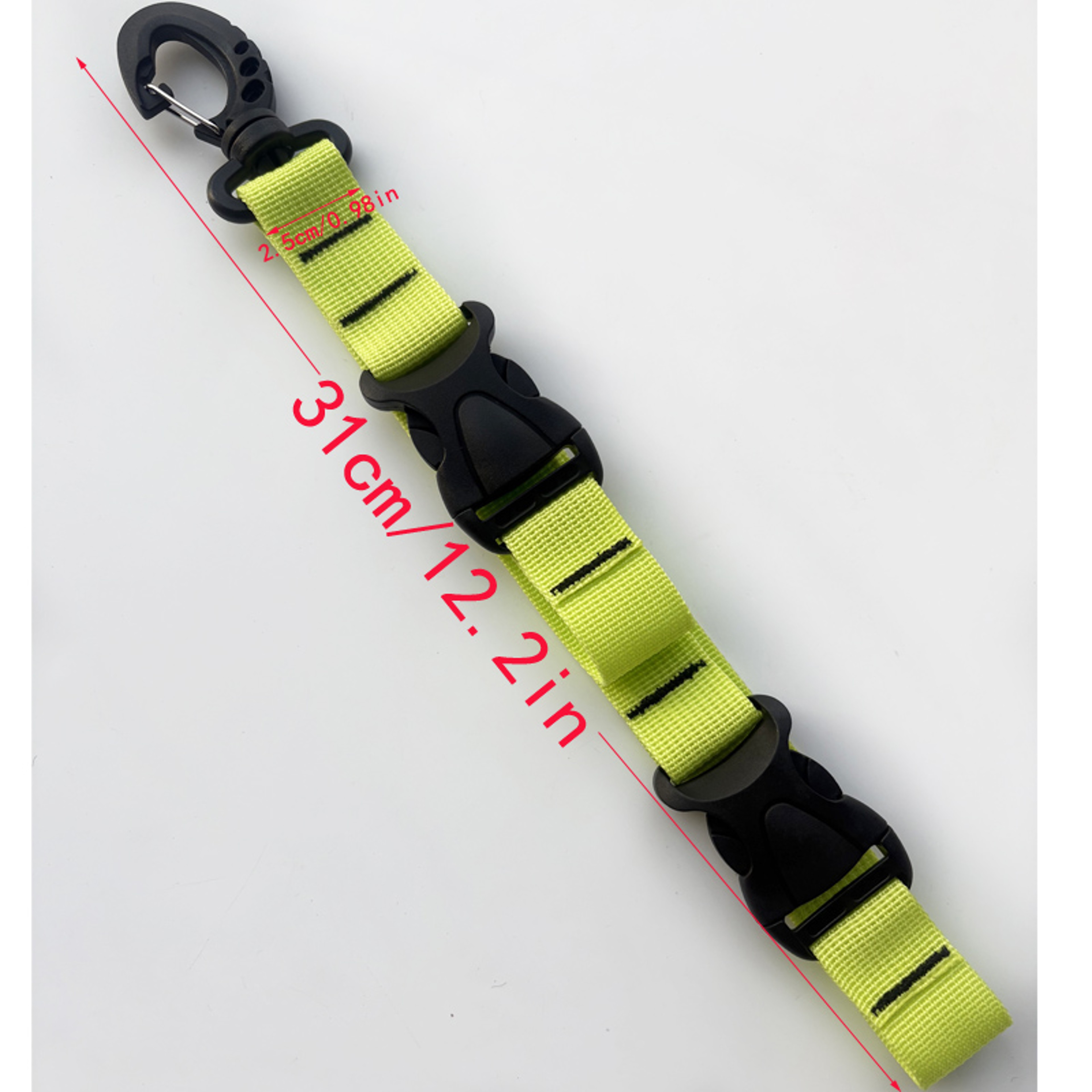 Scuba Fin Holder And Mask Clip With Quick Release BCD Strap 3