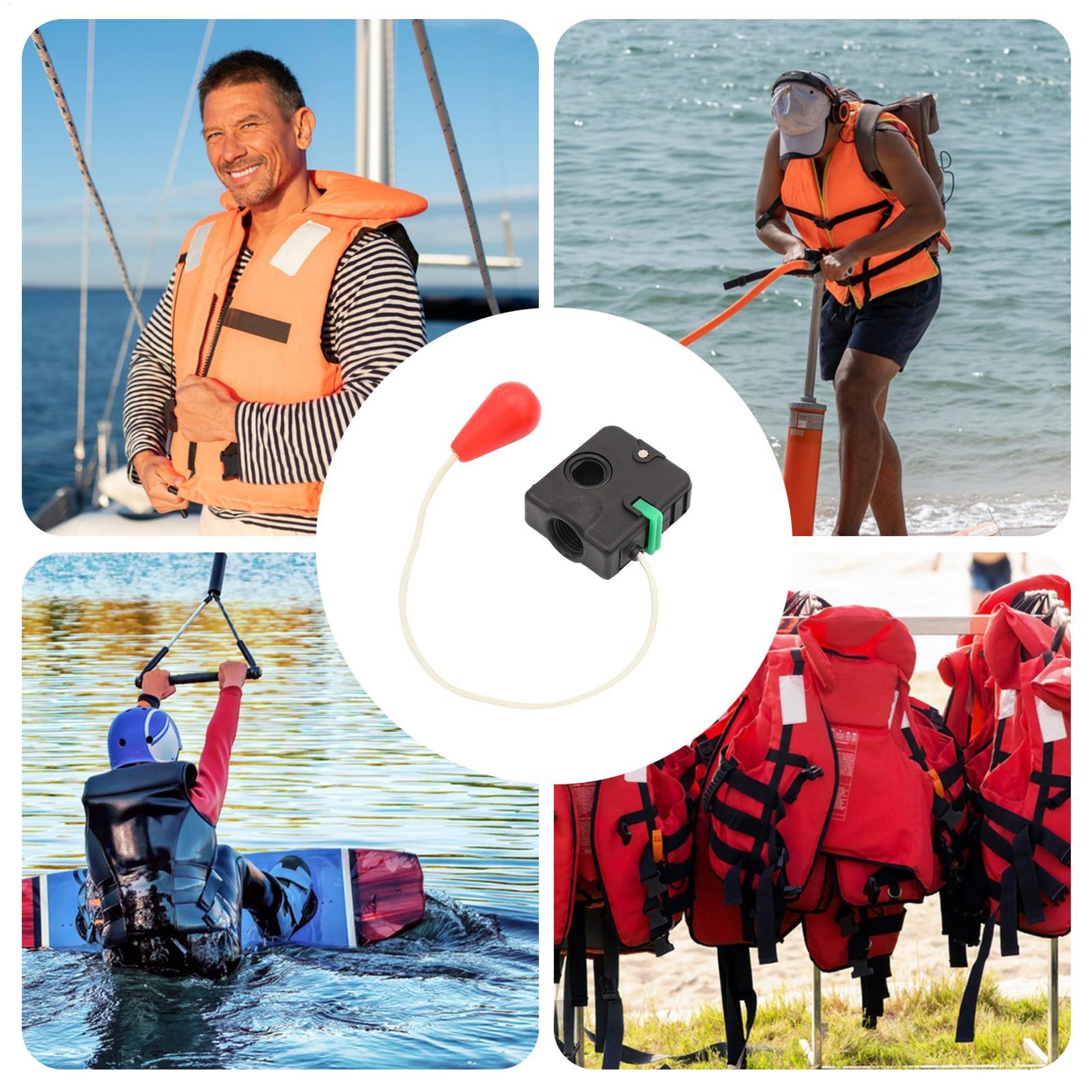 Automatic Life Jacket Inflator Replacement Device for Boating and Water Safety – view 6
