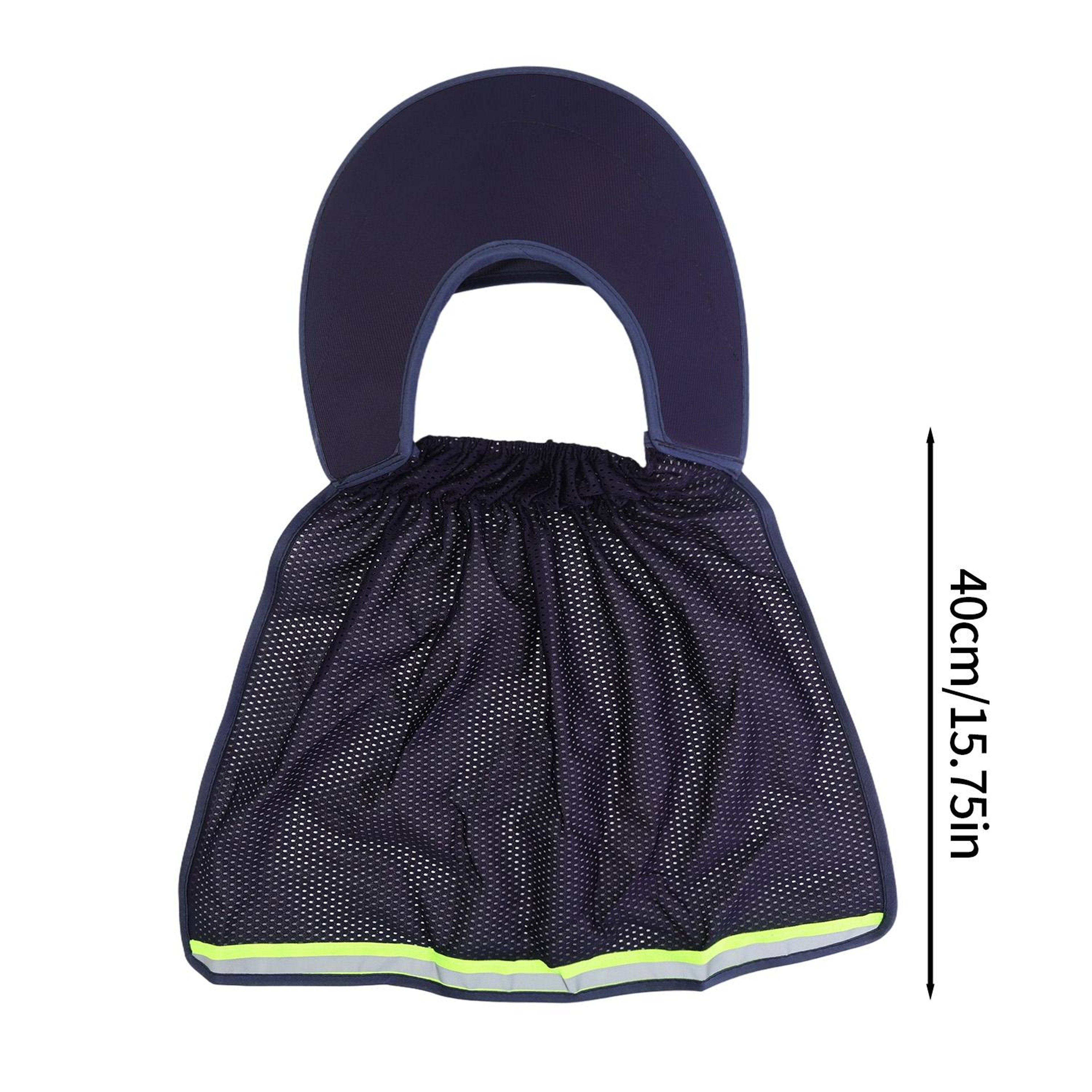 Hard Hat Sun Shield With Reflective Mesh Neck Protection 8