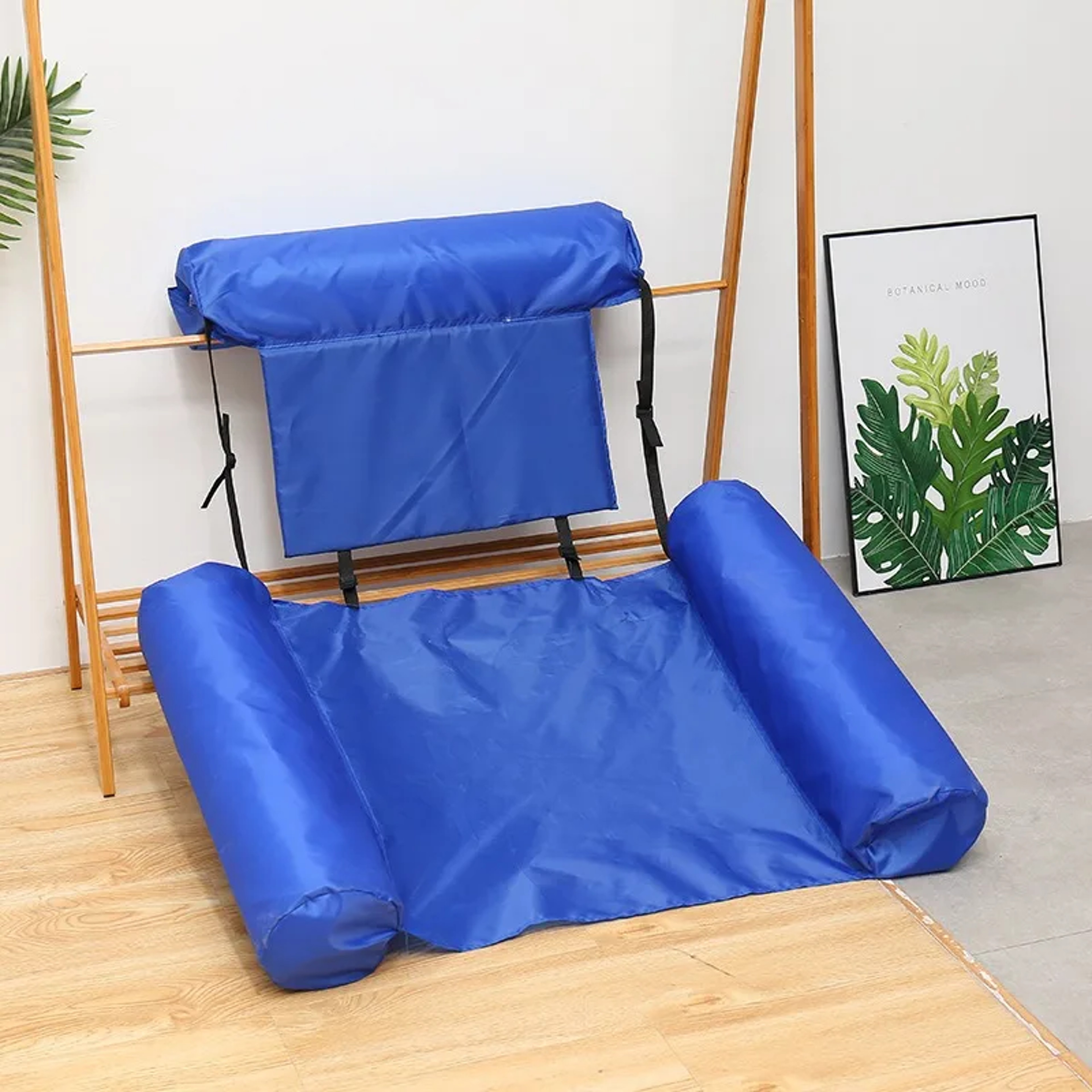 Inflatable Reclining Chair Adjustable PVC Pool Float Bed For Summer Lounging 1