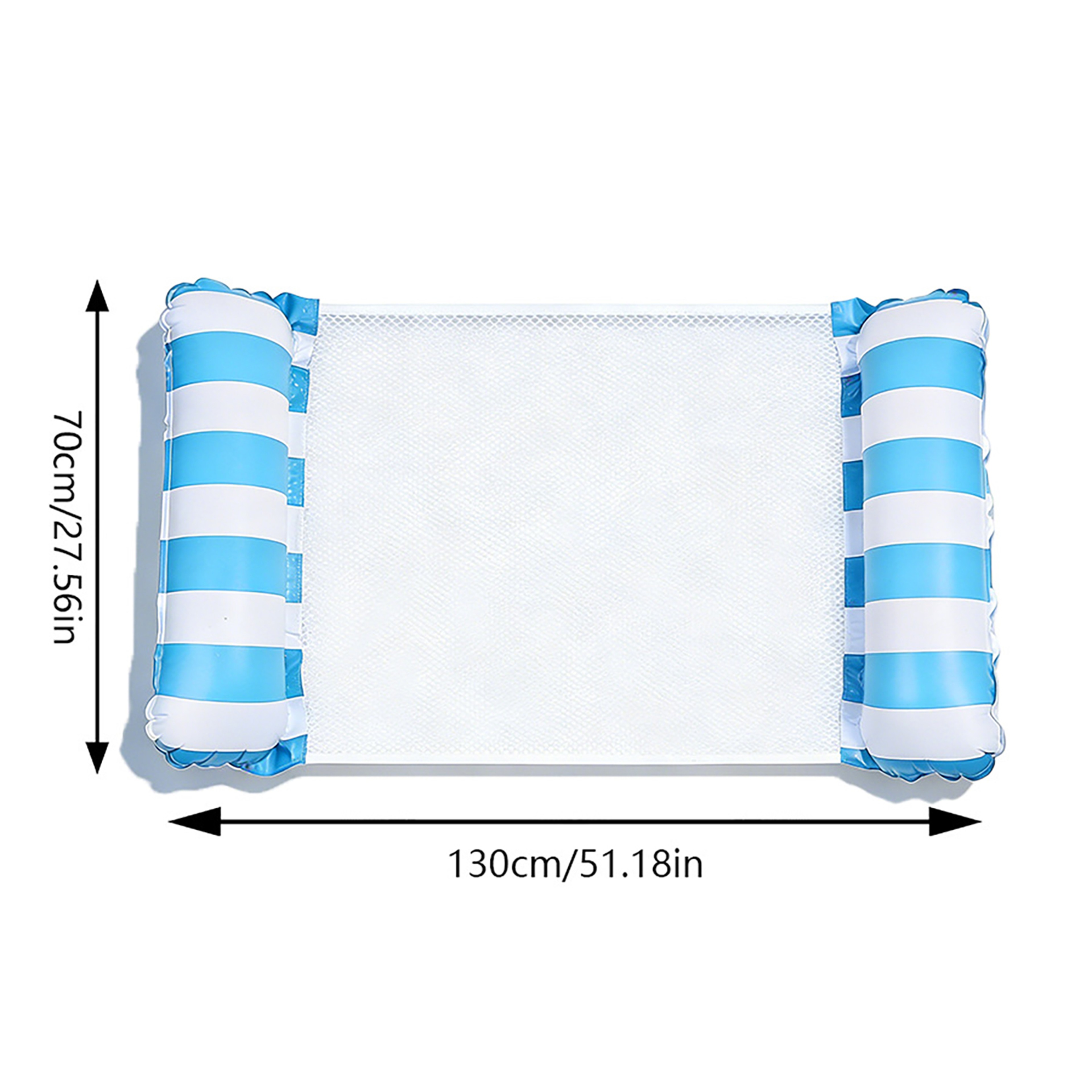 Inflatable Pool Float Lounge Chair With Drainage Design 1