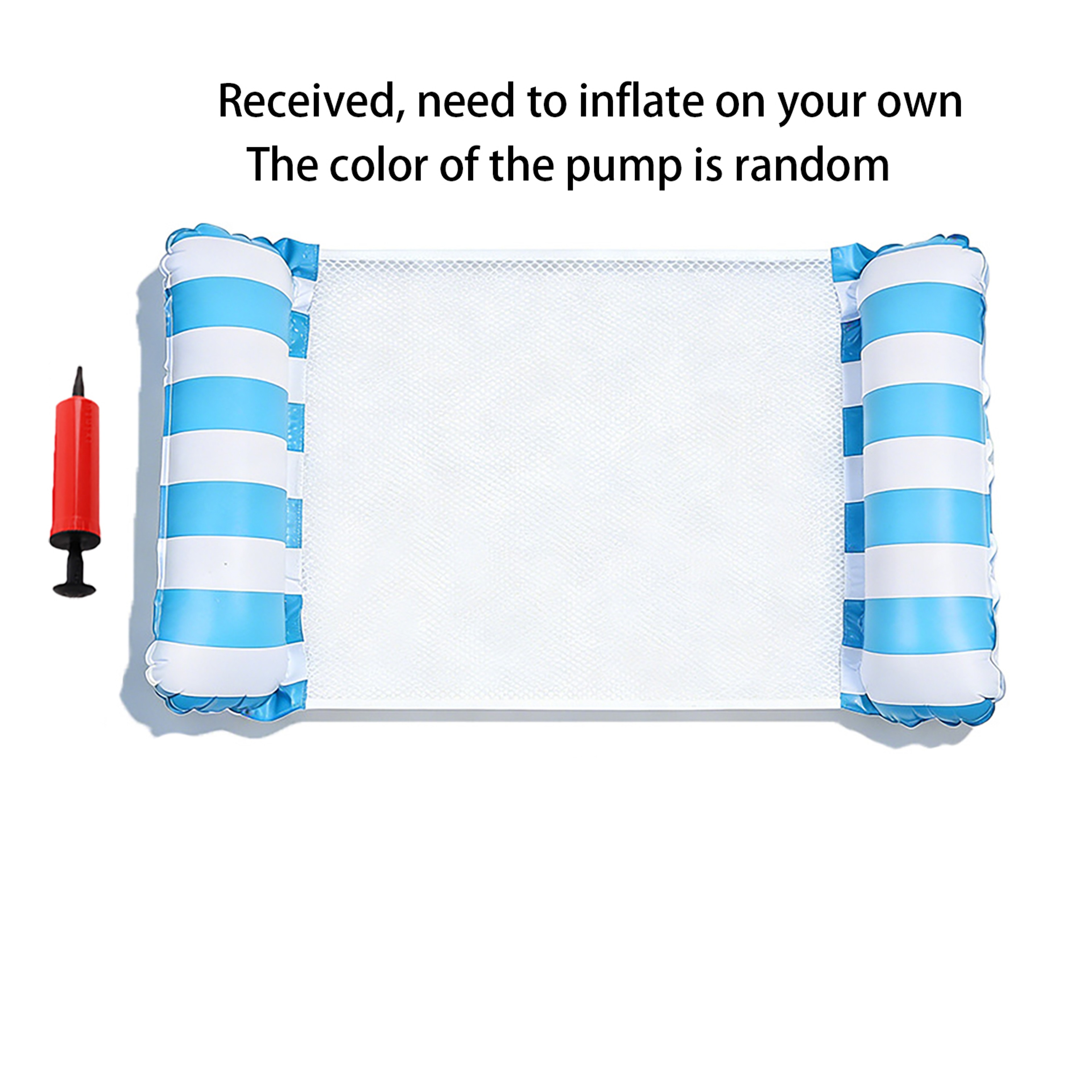 Inflatable Pool Float Lounge Chair With Drainage Design 8