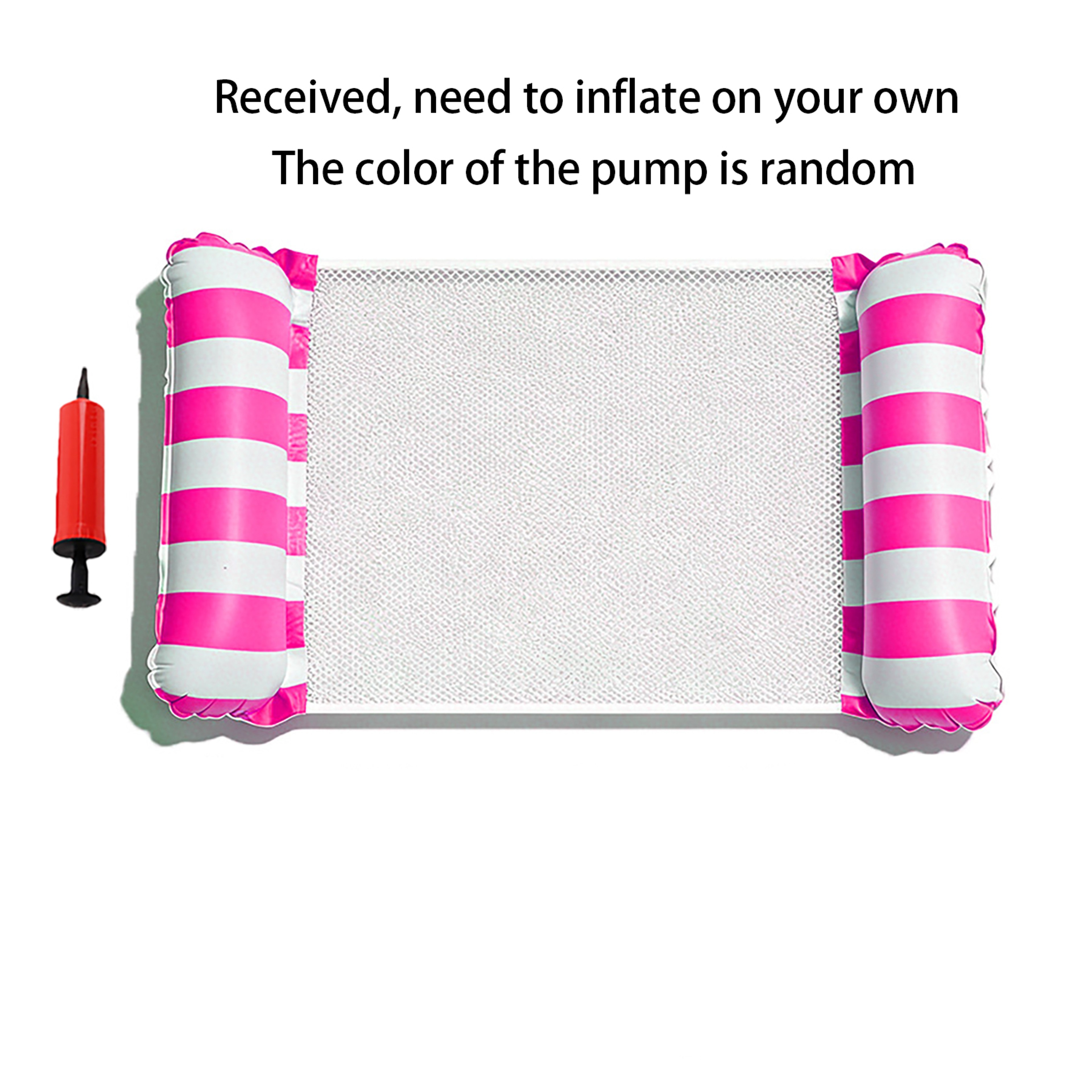 Inflatable Pool Float Lounge Chair With Drainage Design 6