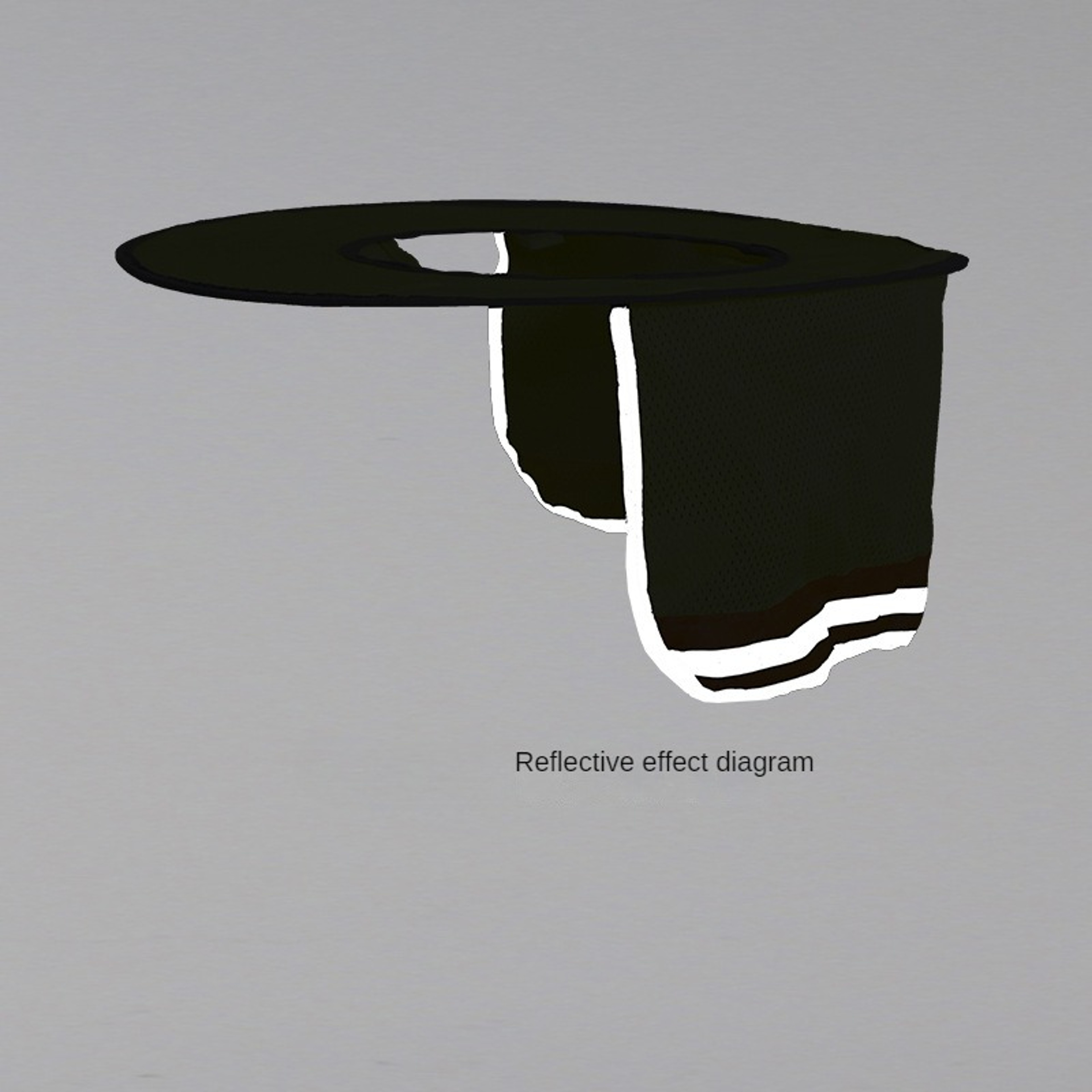 Reflective Hard Hat Sun Visor For Construction And Outdoor Work 1