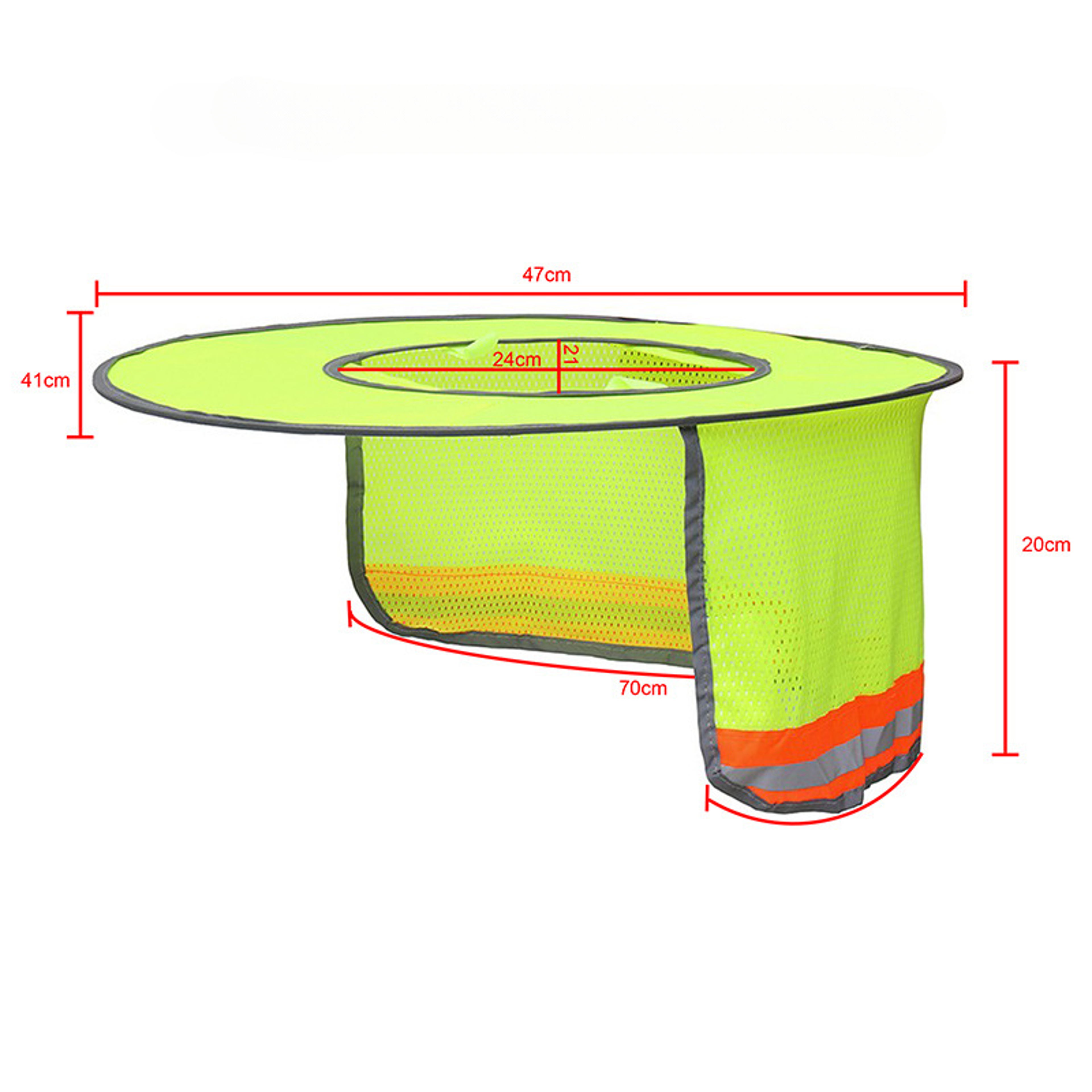 Reflective Hard Hat Sun Visor For Construction And Outdoor Work 4