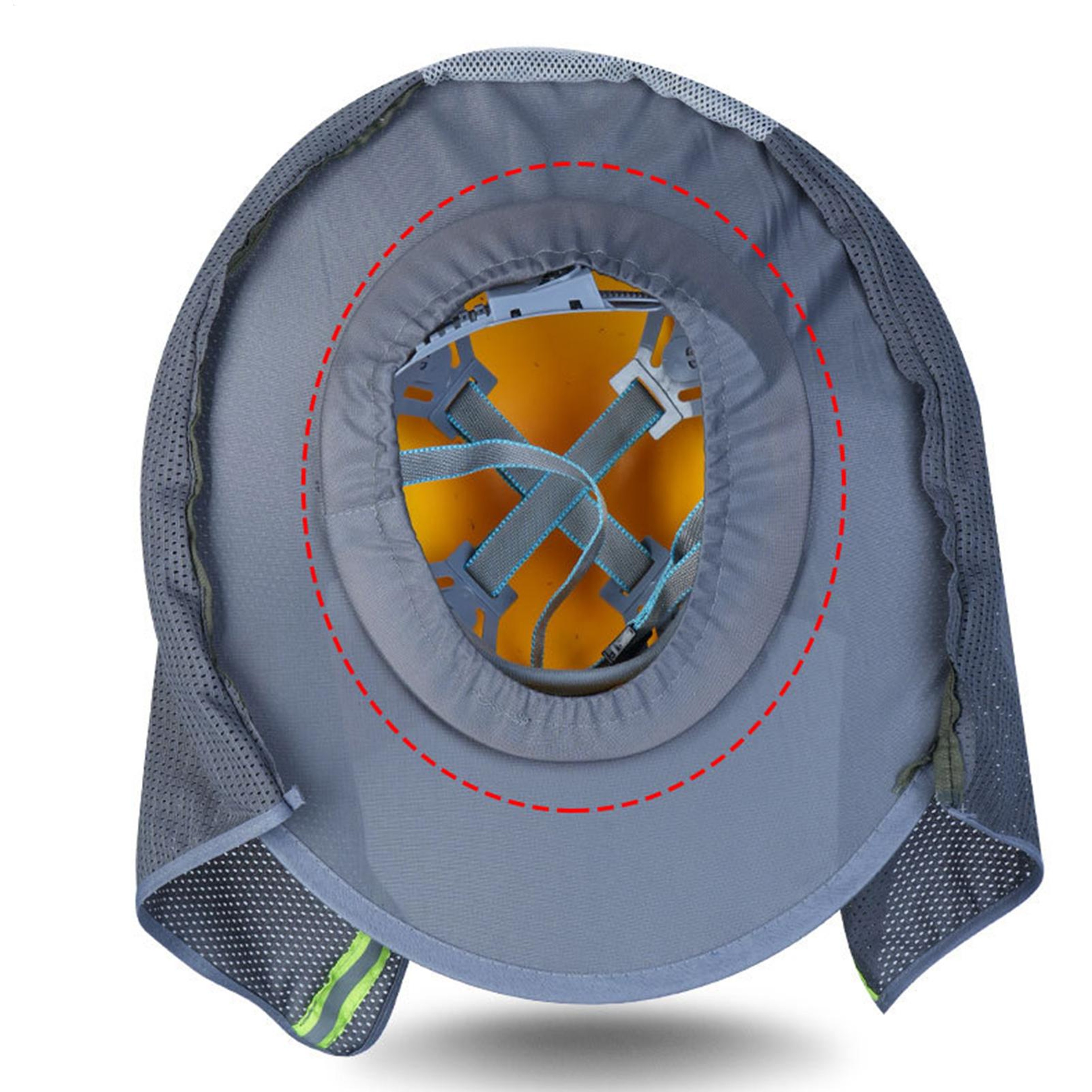 Breathable Hard Hat Sunshade Visor For Construction Sun Protection 3