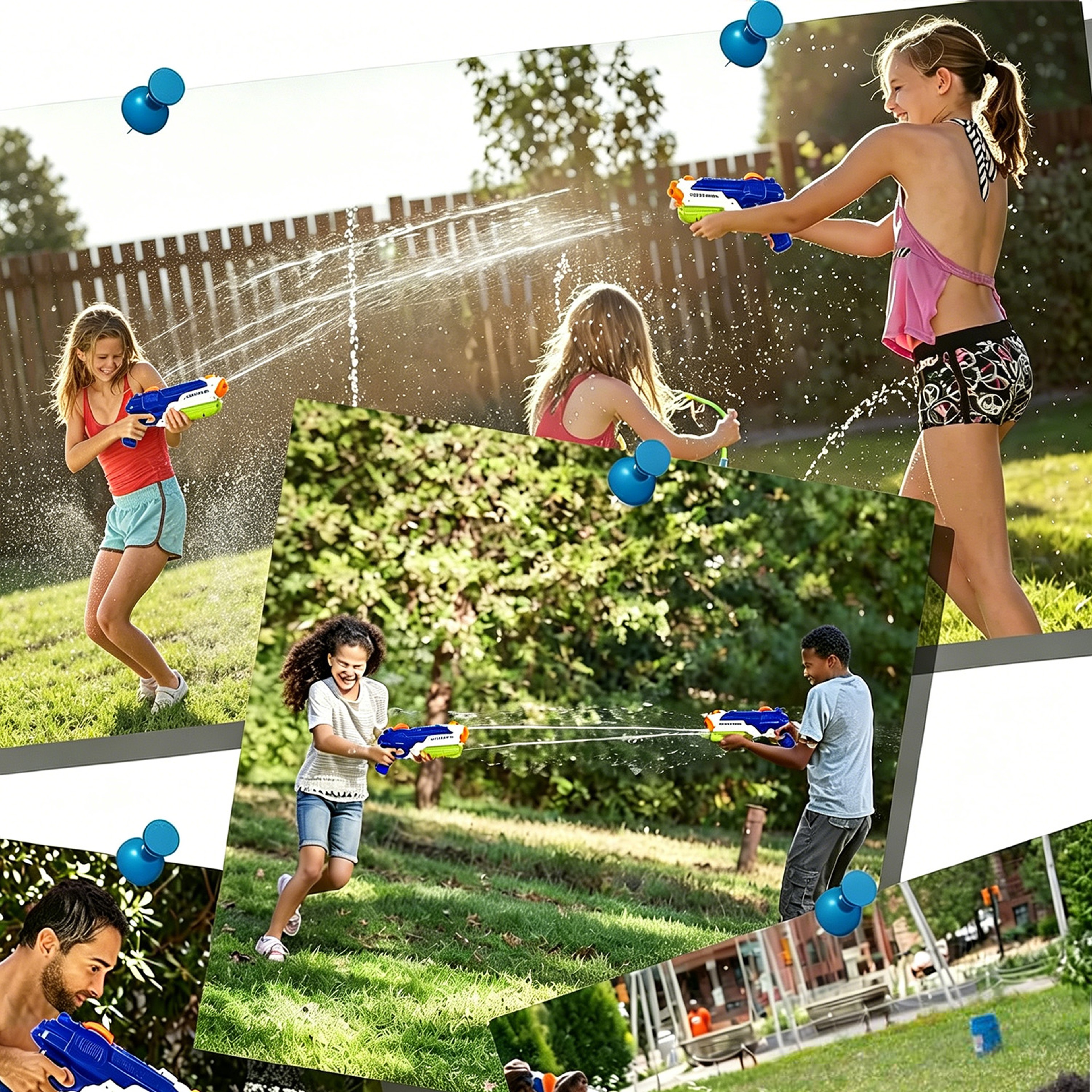 Summer Pull Kids Water Gun For Pool Beach And Backyard Water Play 3