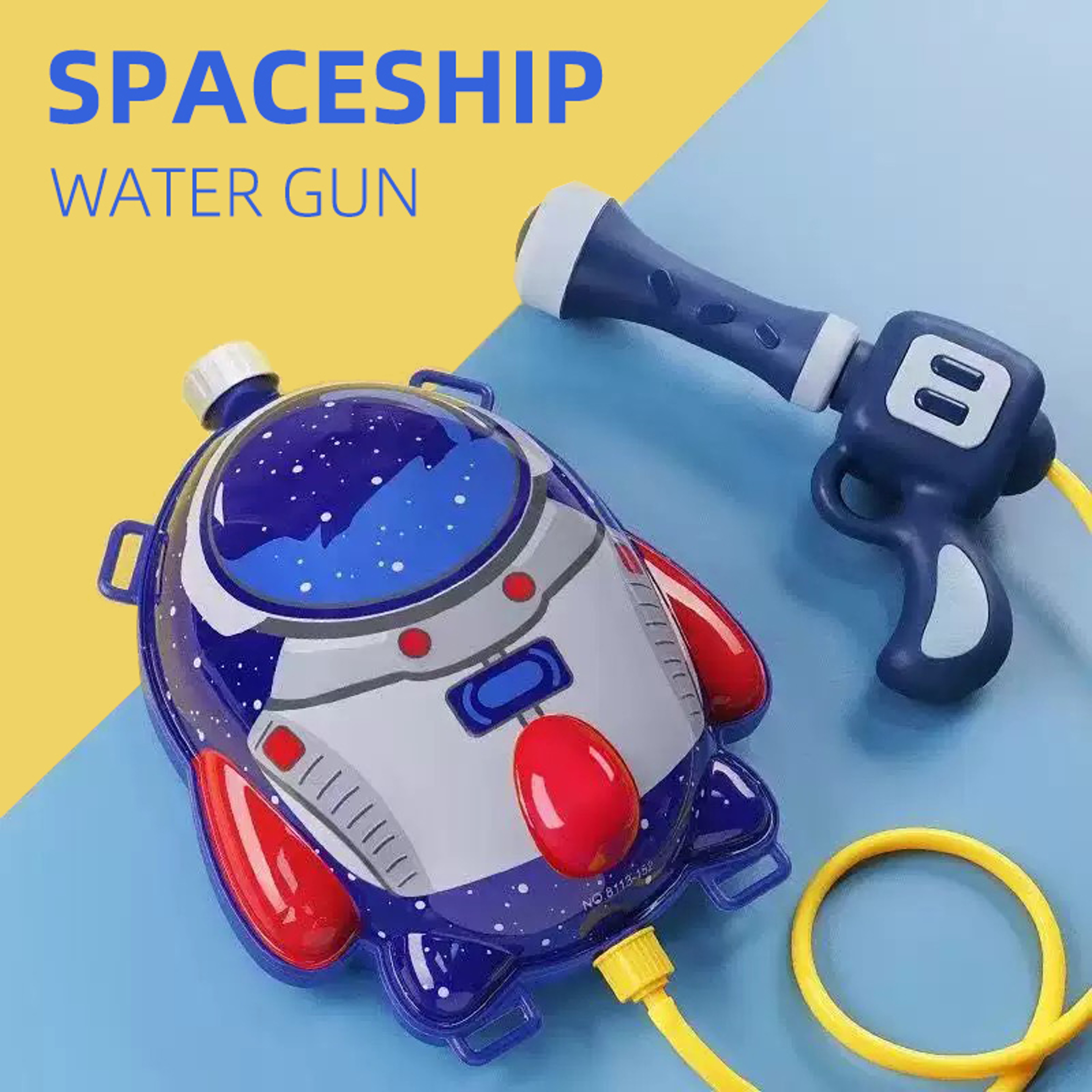 Kids Backpack Water Gun Summer Water Blaster For Beach Pool Outdoor Play 0