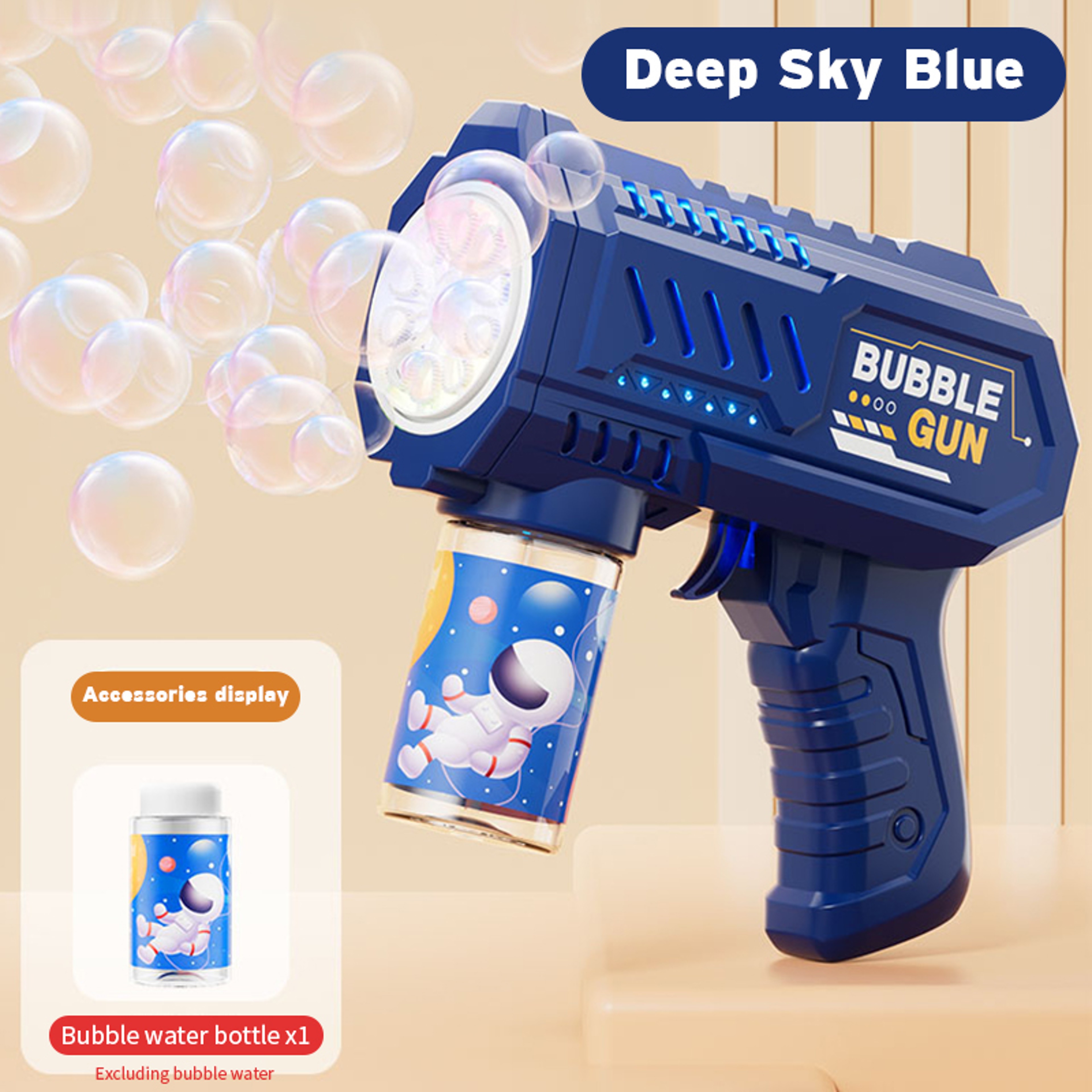 Automatic Space Bubble Gun For Kids Outdoor Bubble Machine Gift Toy 6