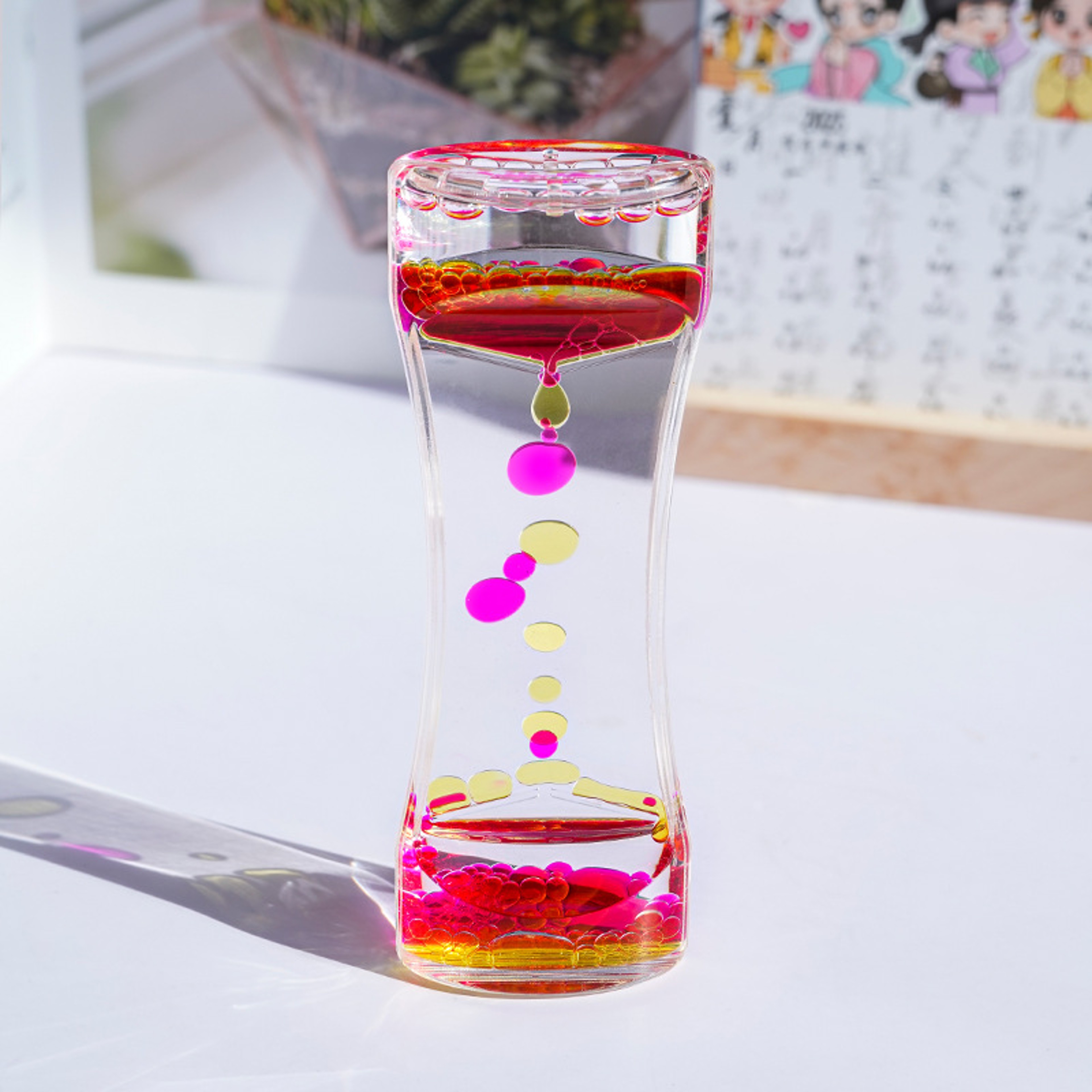 Colorful Liquid Motion Bubbler Sensory Timer for Calm Focus and Stress Relief – view 2