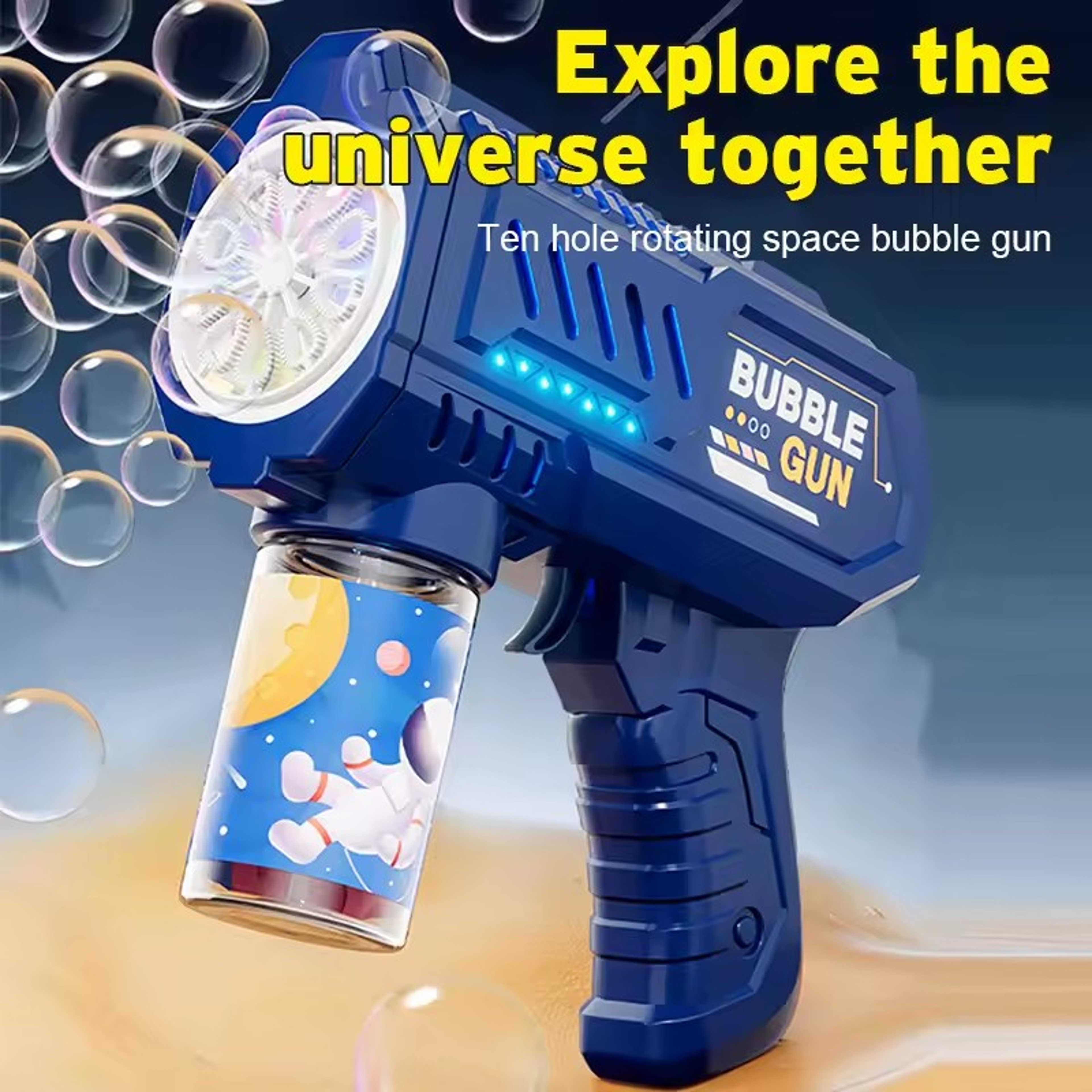Rocket Automatic Bubble Gun For Kids Outdoor Bubble Blower Toy 4