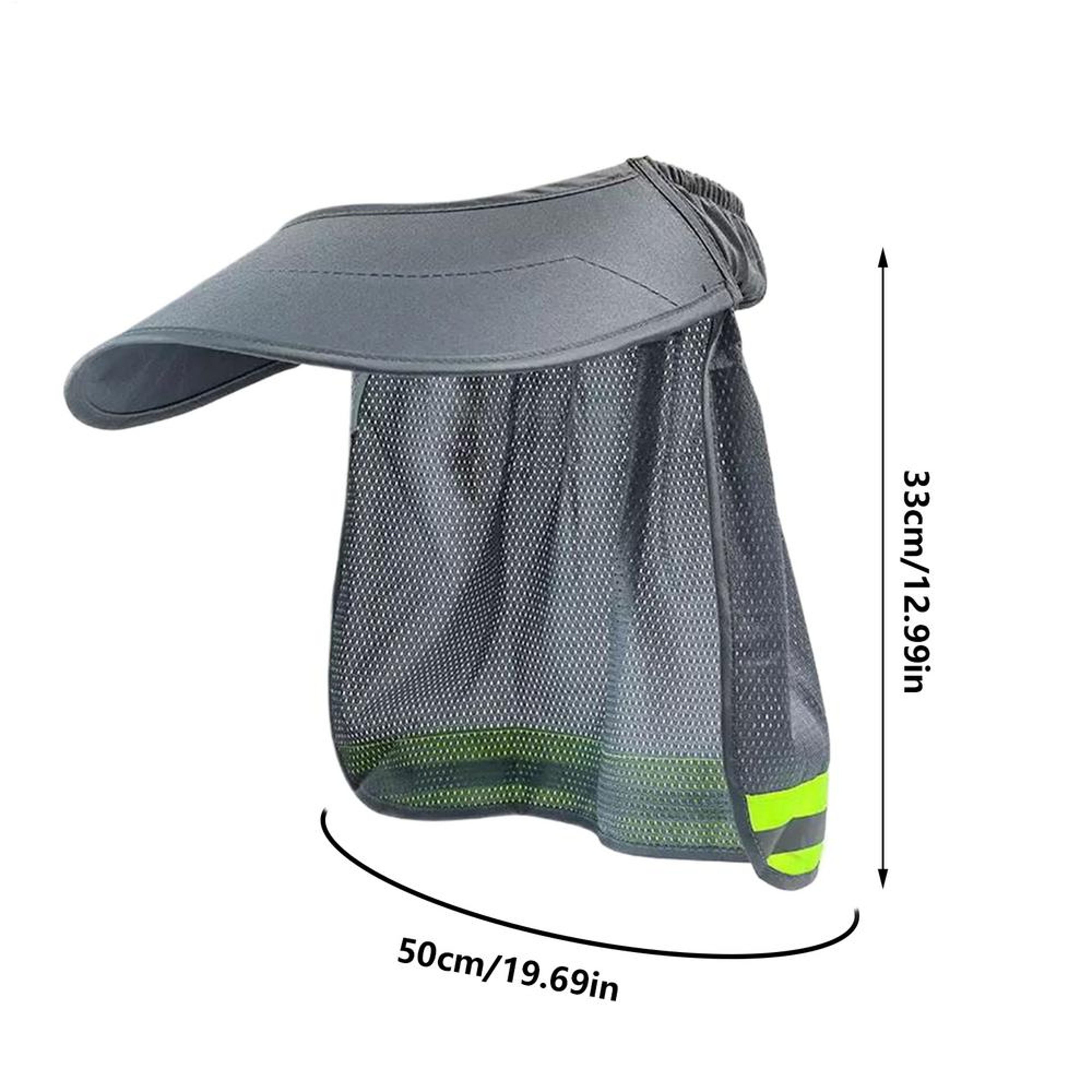 Reflective Hard Hat Sun Shade Neck Shield For Construction Safety 7