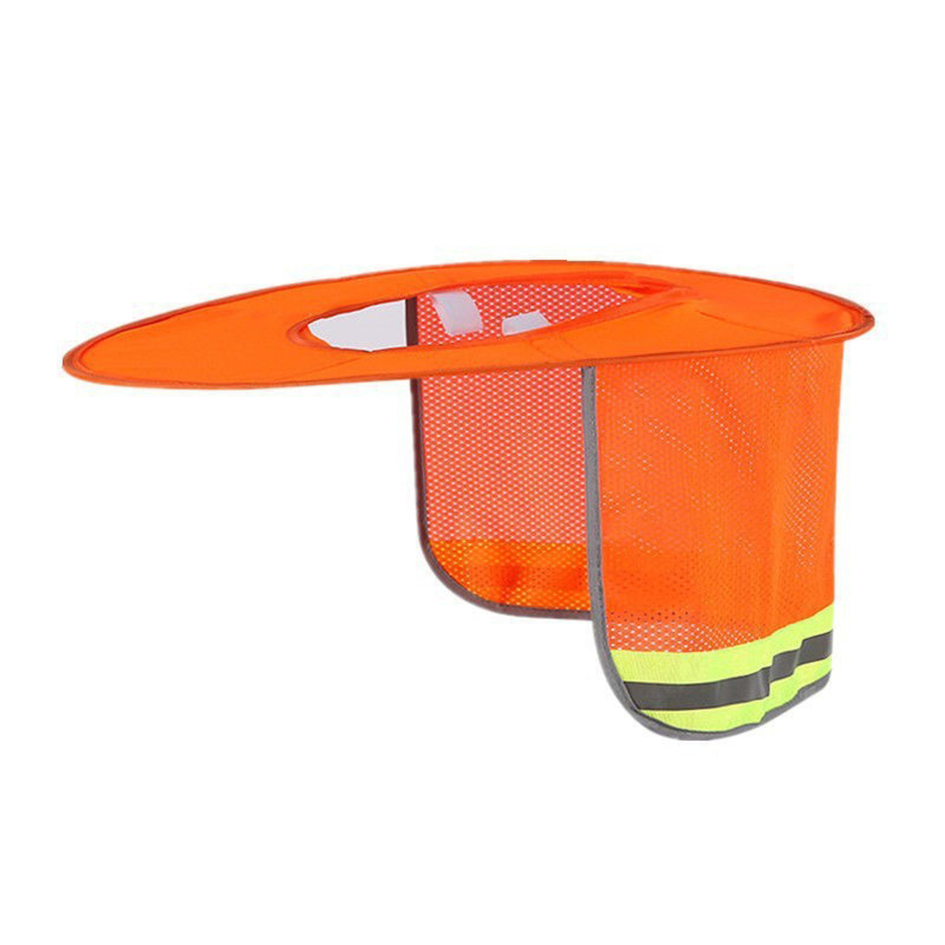Hard Hat Sun Shade Neck Shield With Reflective Safety Stripe 6