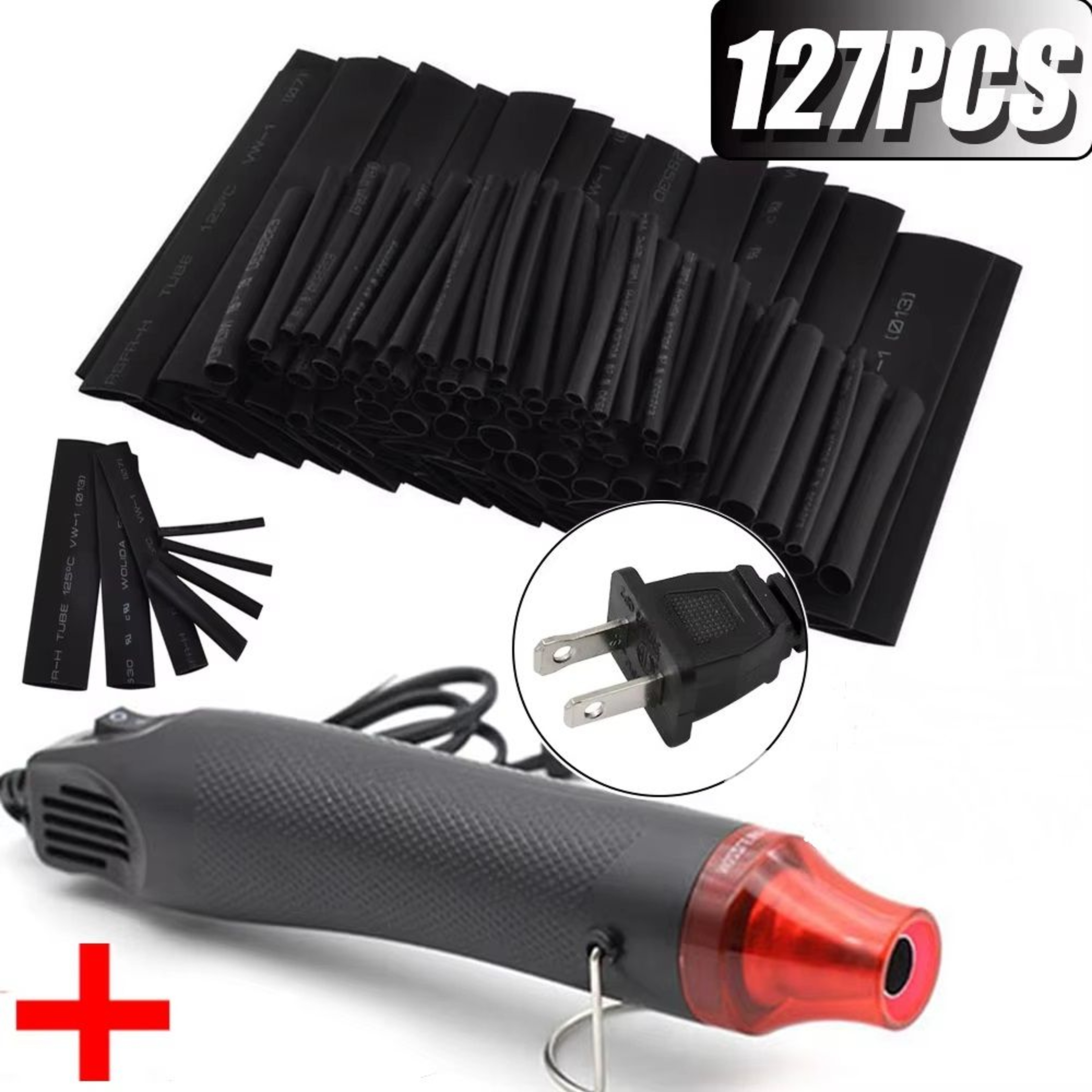 Heat Shrink Tubing Kit Wire Shrinking Wrap For Cable Repair  Protection 0