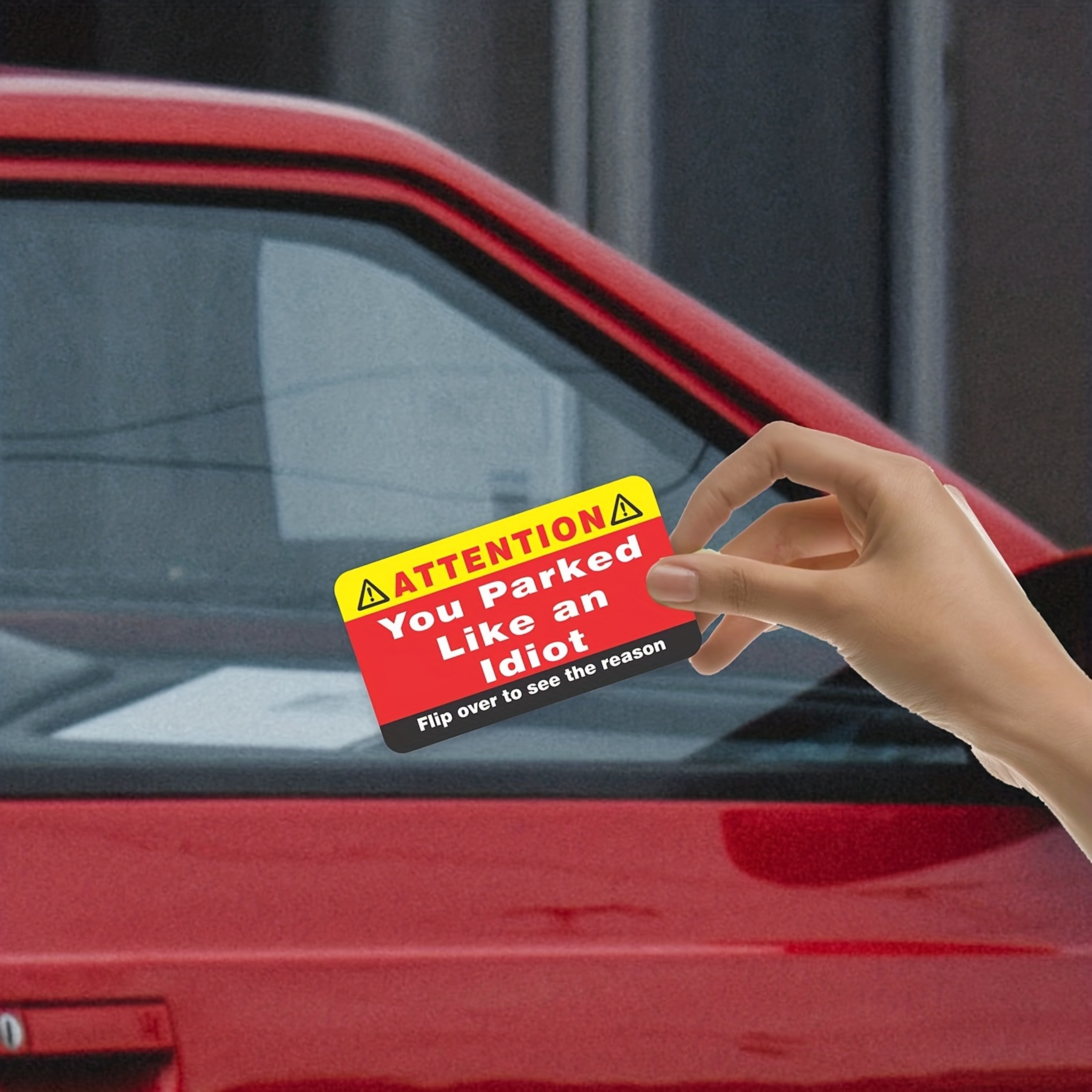 You Park Like an Idiot Cards – 50-Pack Multiple Reason Violation Notices – Hilarious Bad Parking Gag Gift for Adults – view 4