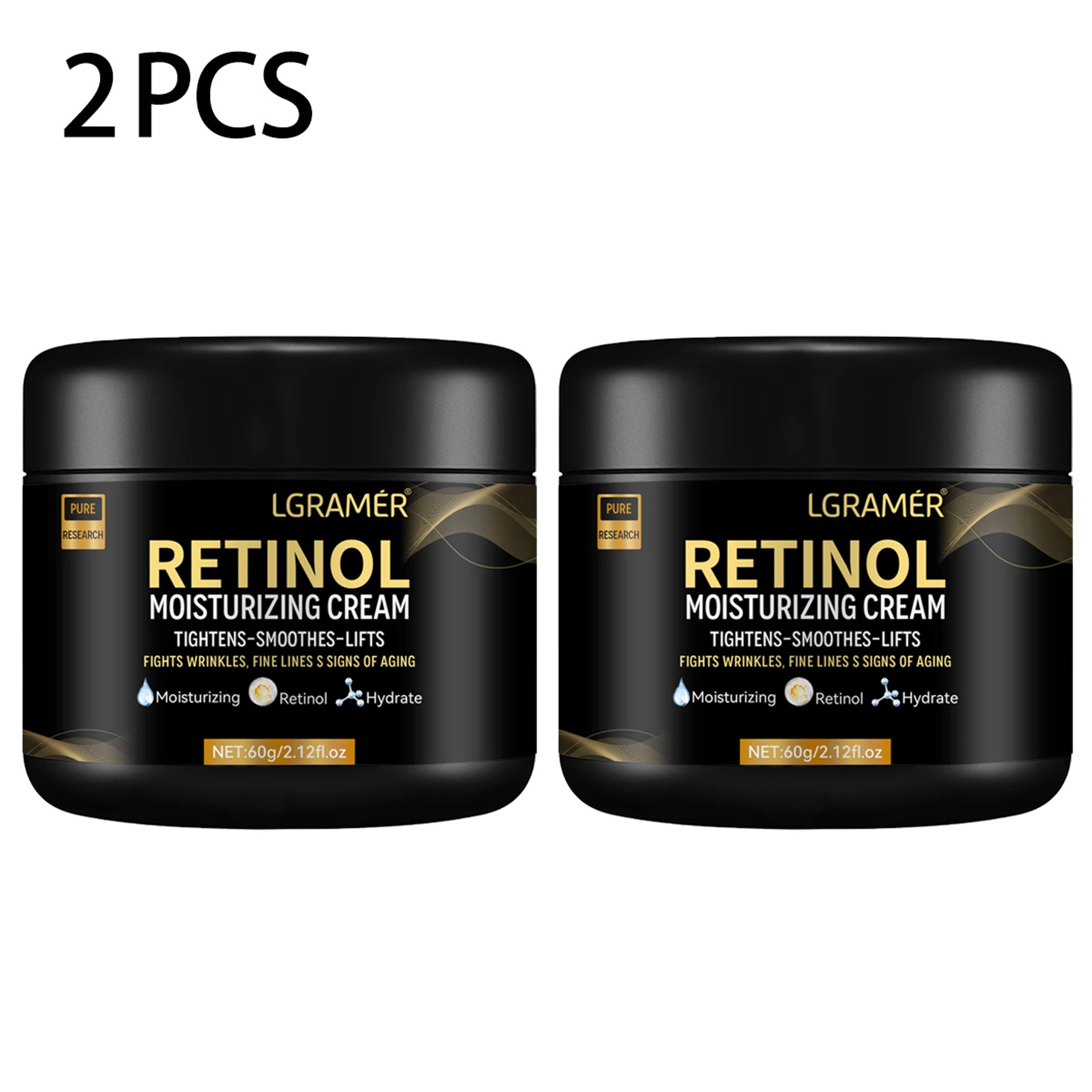 Retinol Face Cream for Men, Deep Moisturizing Anti-Aging Moisturizer, Wrinkle Repair, Whitening – view 8