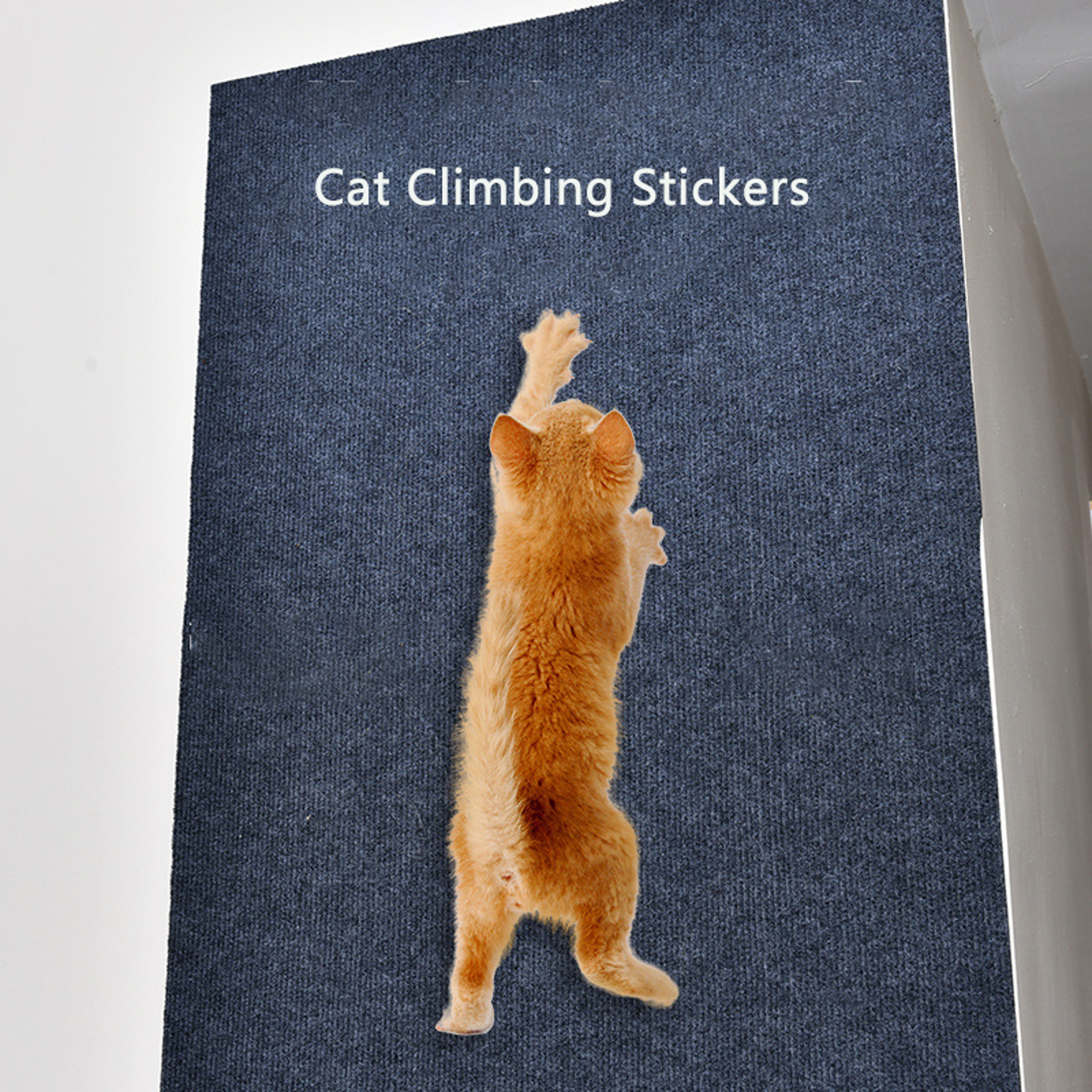Self-Adhesive Cat Scratching Mat Reusable Cat Scratcher Sofa Tape for Furniture Protection, Scratch Board for Cats. – view 2