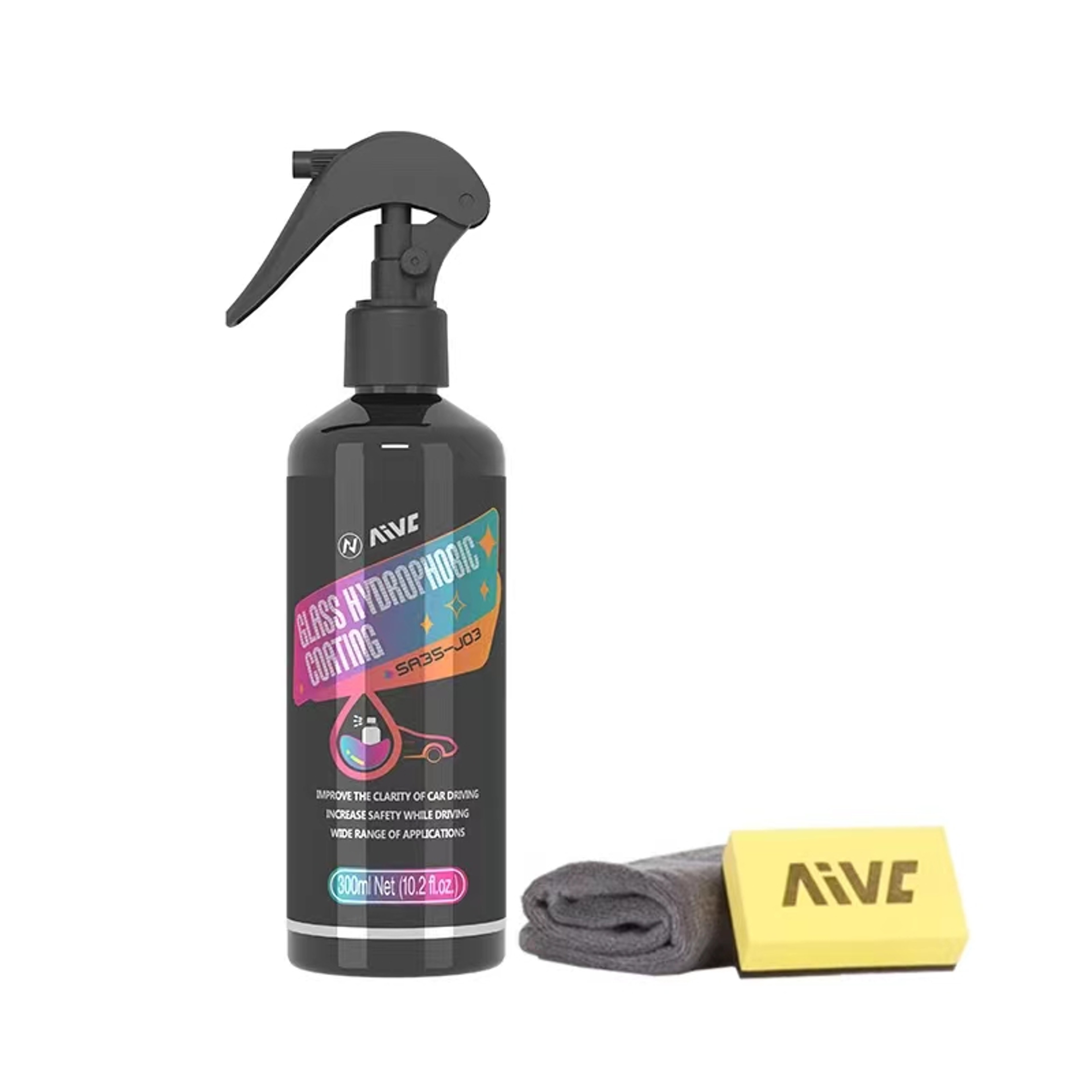Car Glass Hydrophobic Nano Spray, Waterproof Coating for Windshield, Rearview Mirror & Auto Glass, Rain Repellent – view 8