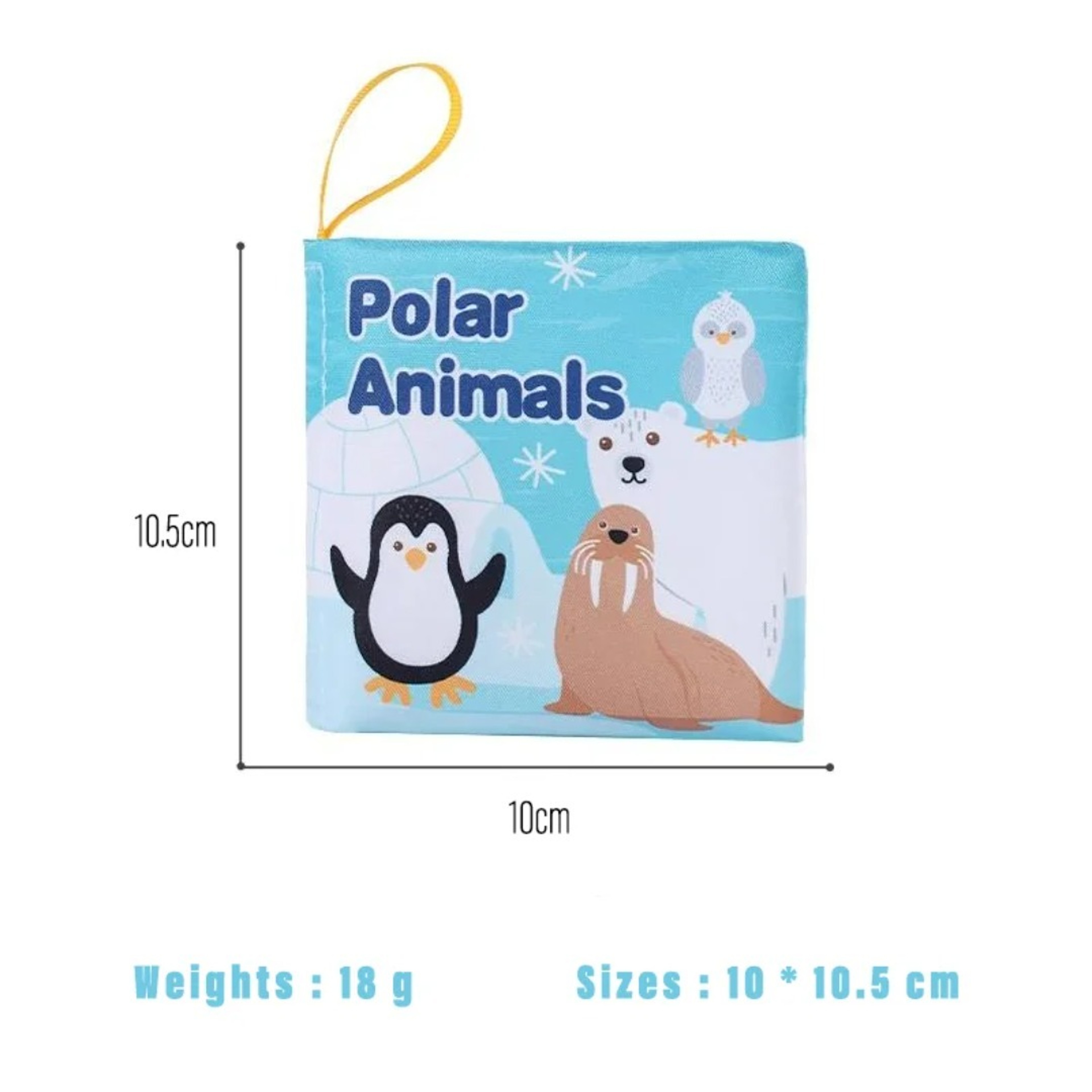 Soft Baby Visual Stimulus Cloth Book, Interactive Sensory Activity Fabric Book for Montessori Early Educational Learning – view 6