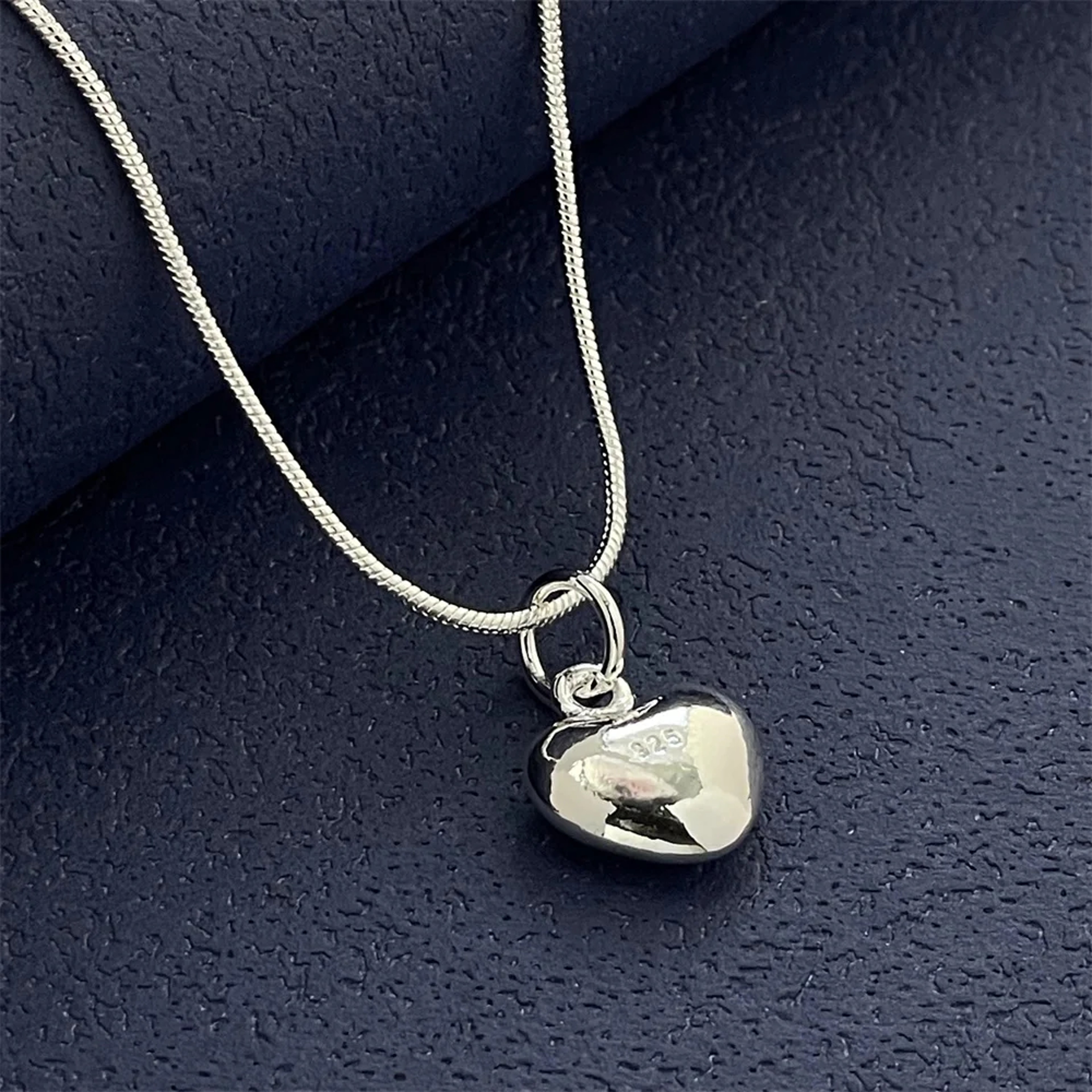 Elegant 925 Sterling Silver Heart Necklace for Women, Perfect Wedding, Banquet, Birthday & Festival Jewelry Gift – view 1