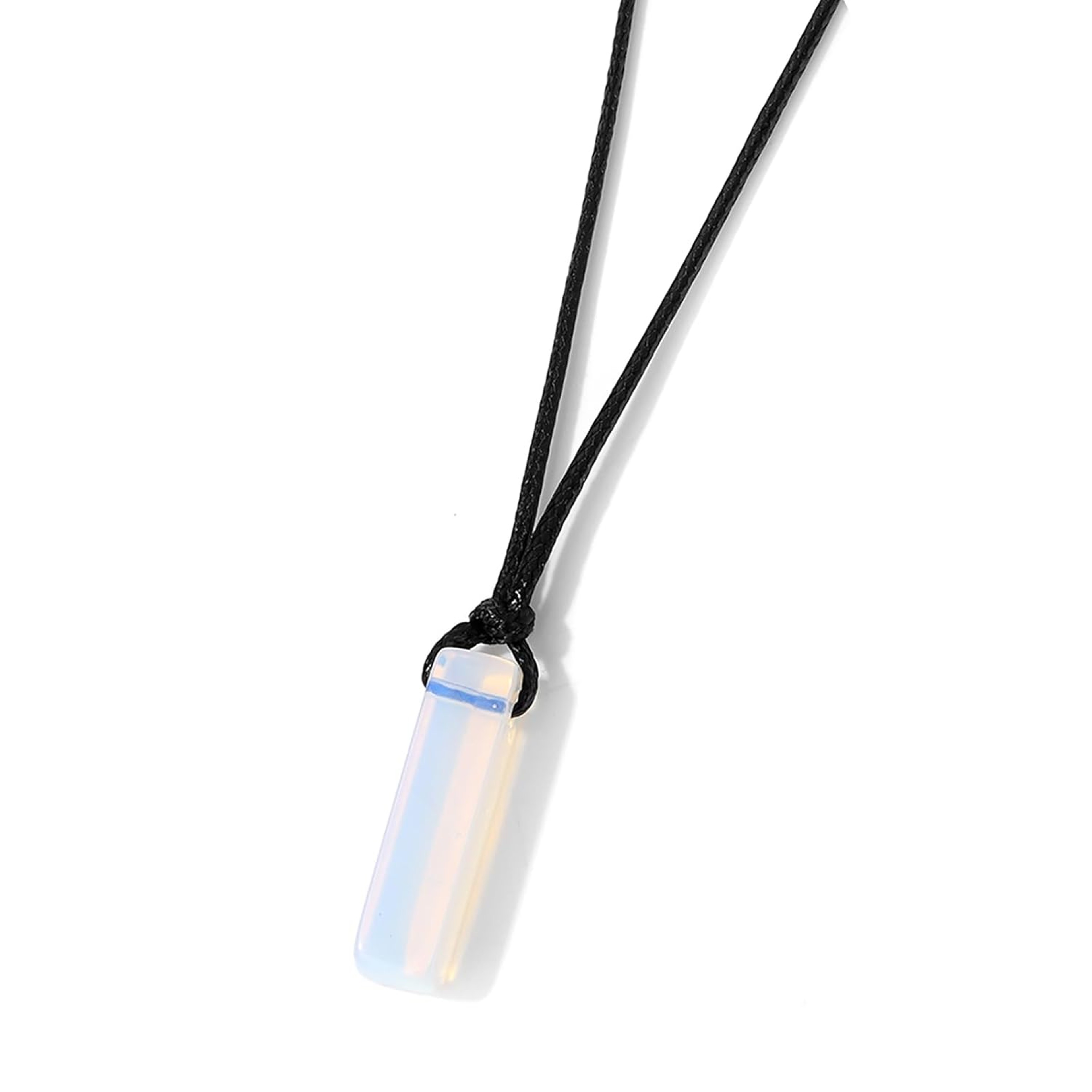 Black Tourmaline Necklace for Men, Adjustable Black Obsidian & Onyx Pendant for Spiritual Energy & Protection – view 15