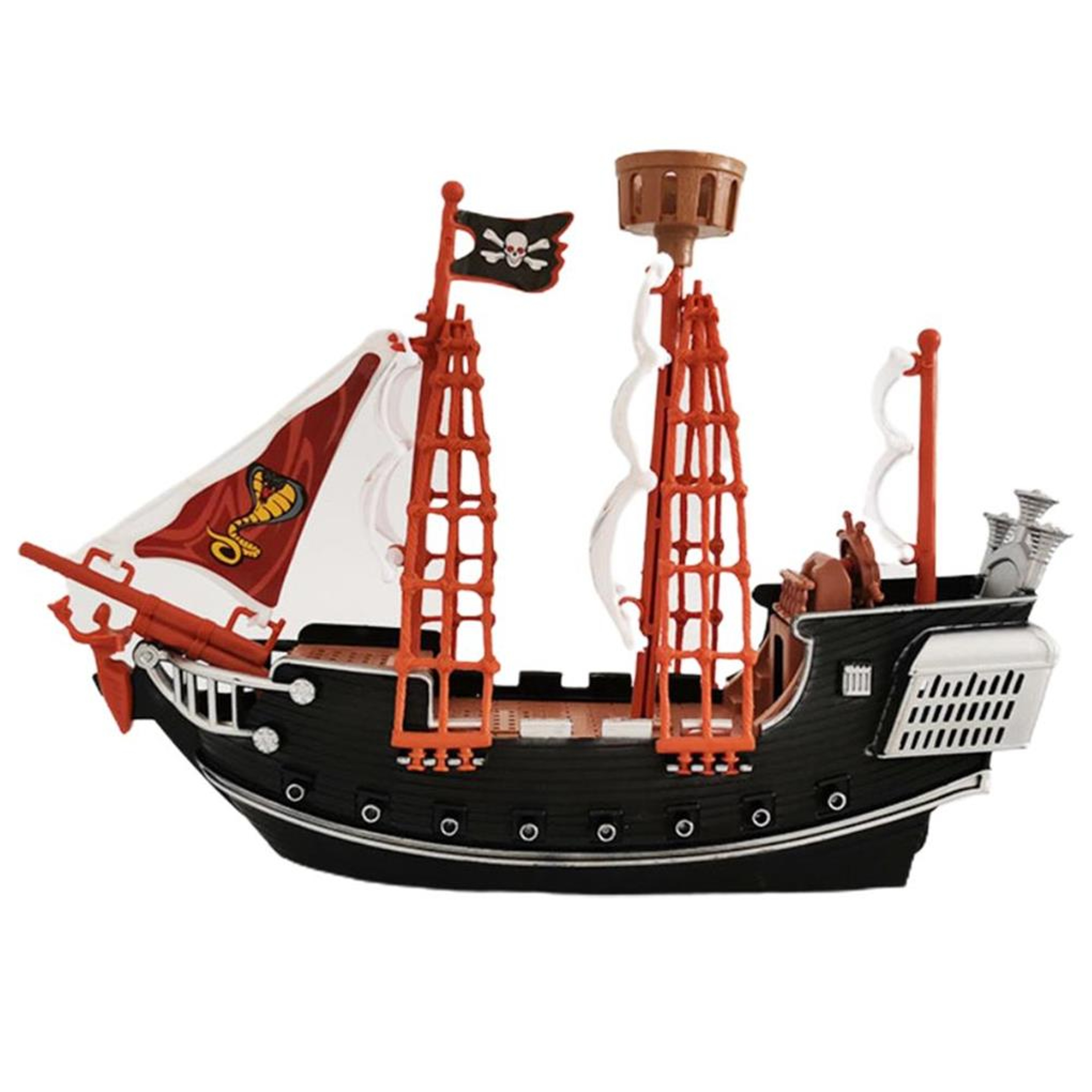 Kids Pirate Toys, Unique Pirate Ship Plaything with Sturdy Design, Fun Boats Model for Home & Kindergarten – view 7
