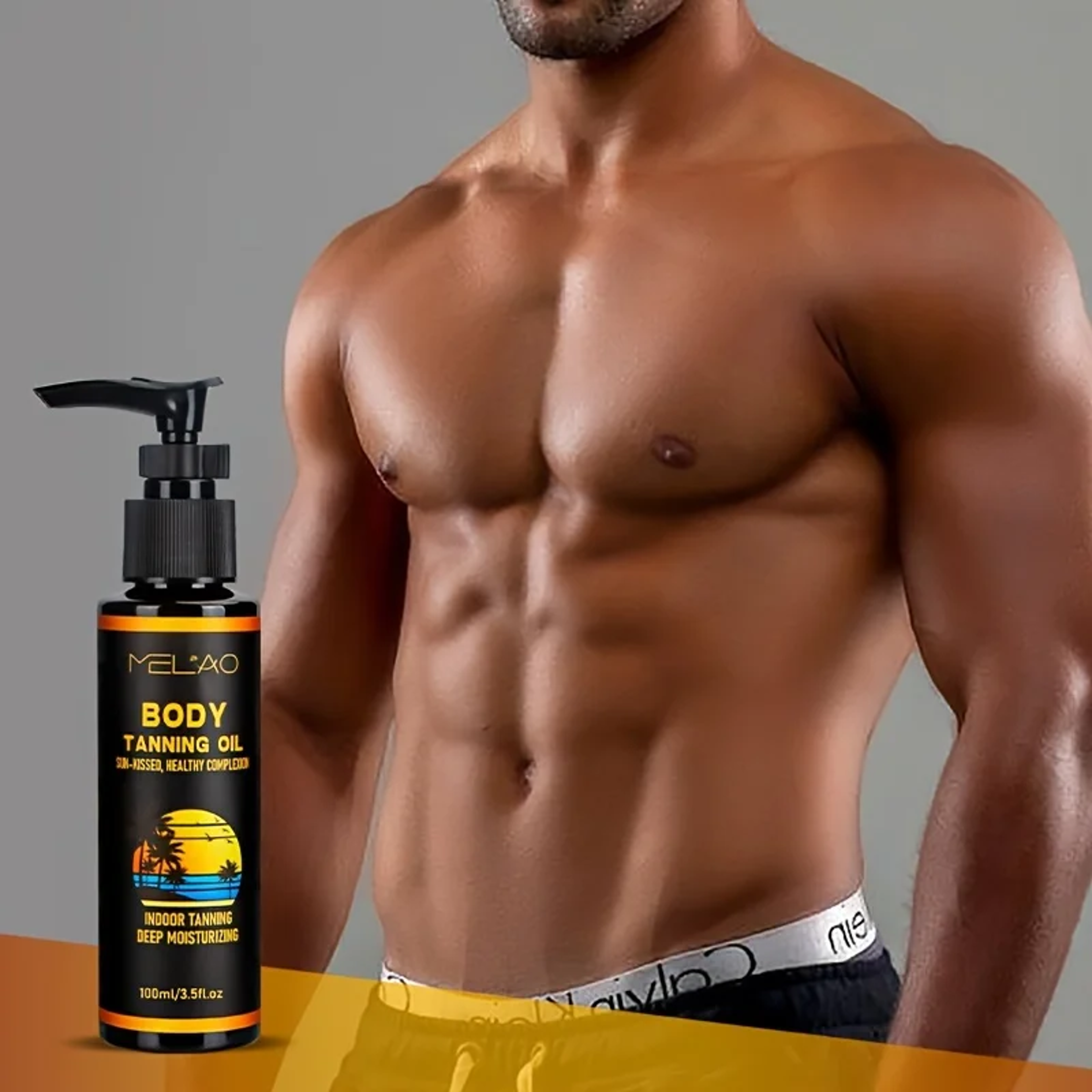 MELAO Tanning Oil Tanned Intensifier For Faster Darker Sun Tan Ultra Moisturizing Oils For Hydrated