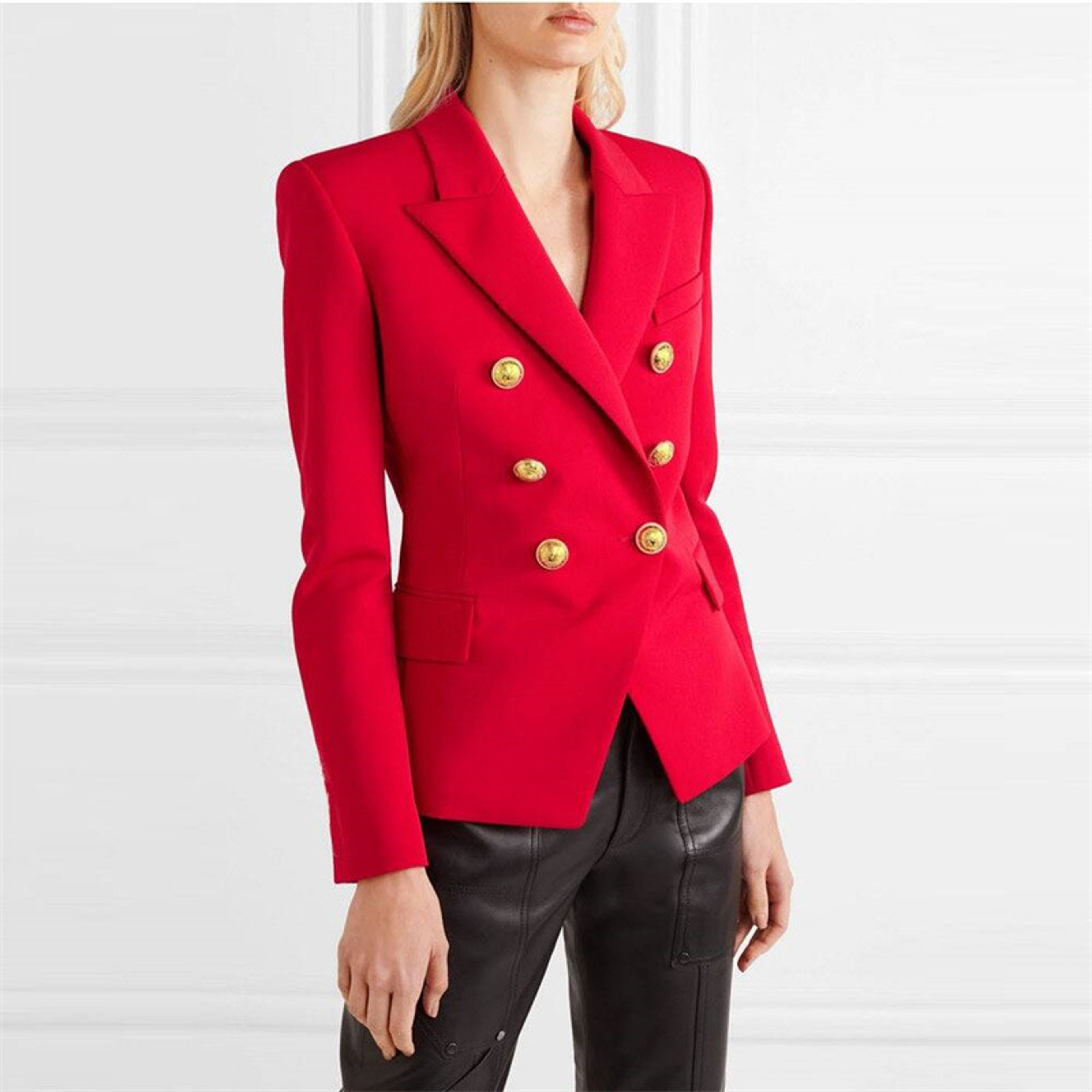 Fashion Casual Suit Blazers for Women, Solid Color Slim Fit Blazer, Spring and Autumn Jacket, Winter Office Wear – view 10