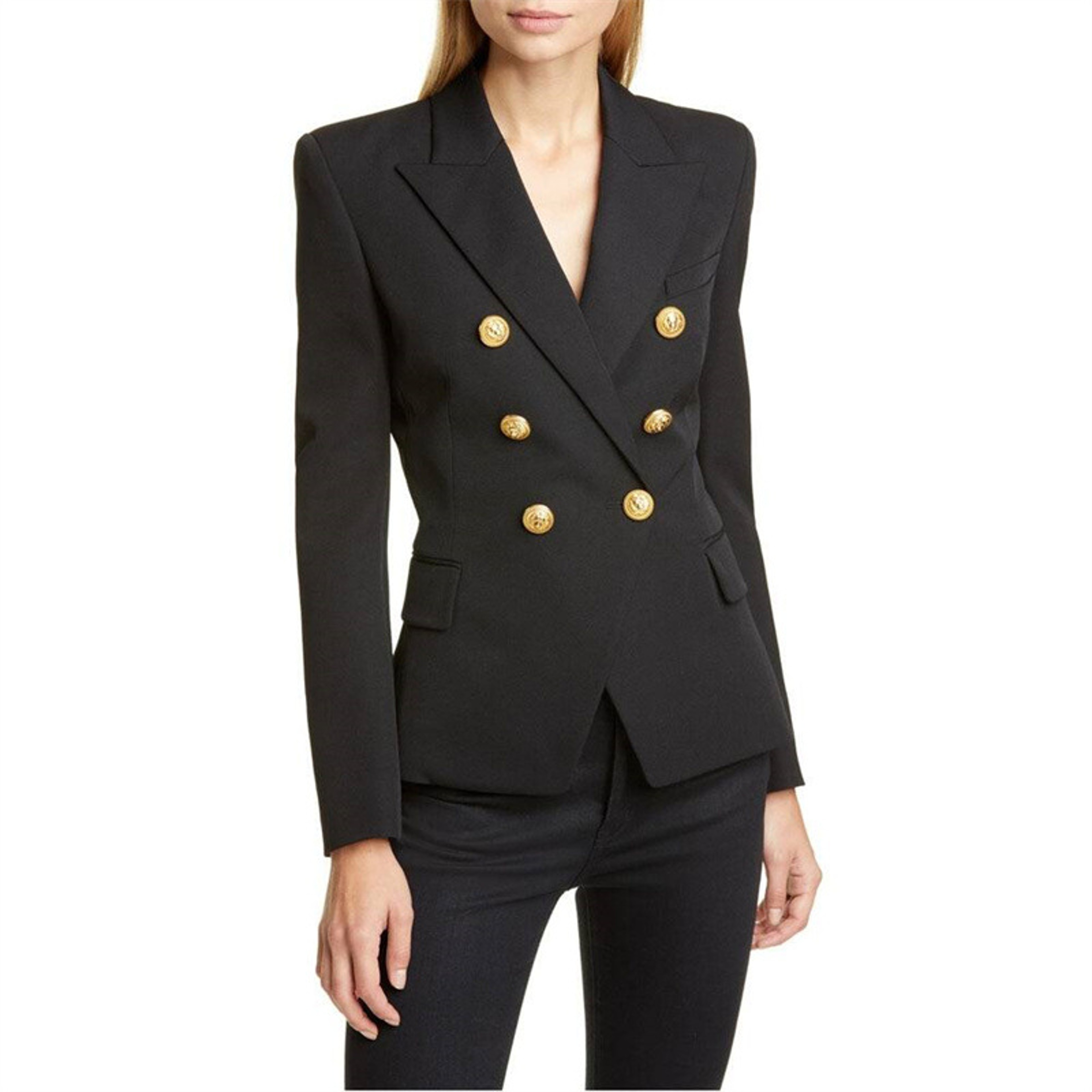 Fashion Casual Suit Blazers for Women, Solid Color Slim Fit Blazer, Spring and Autumn Jacket, Winter Office Wear – view 15