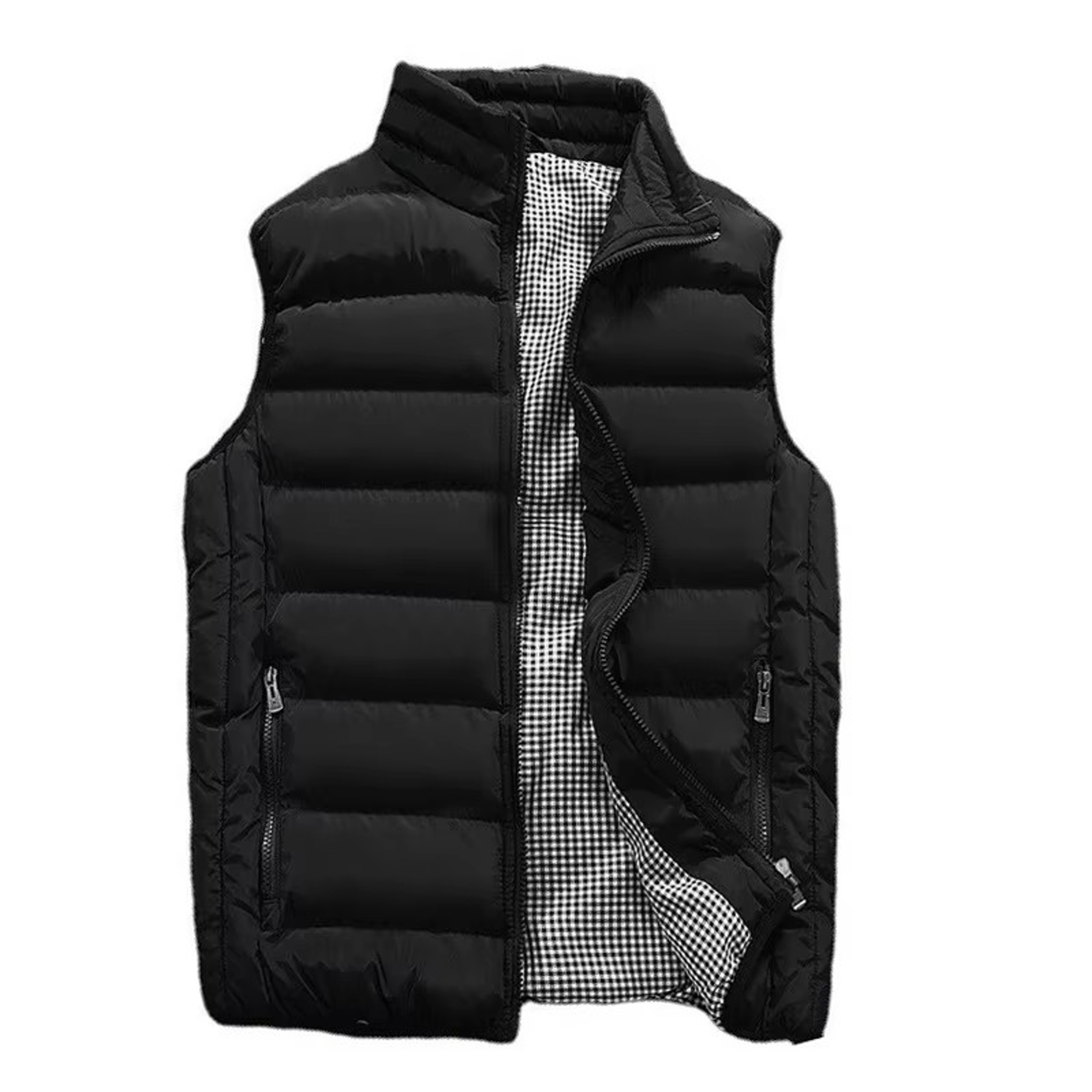 Men's Winter Jacket Vest, Windproof Sleeveless Coat, Warm Thicken Down Cotton Waistcoat Gilet for Mens – view 3