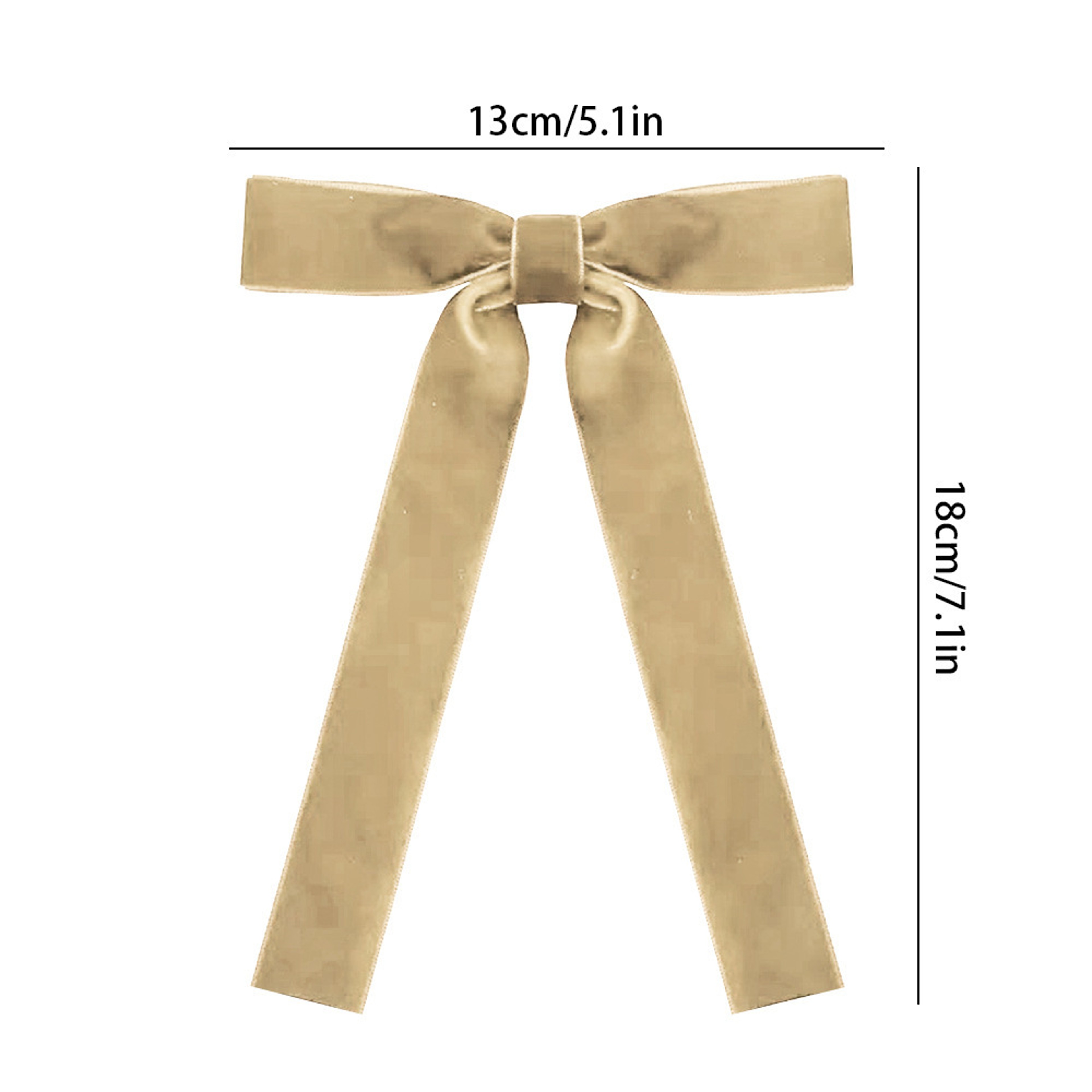 Vintage Velvet Bows, DIY Christmas Tree Decoration, Ribbon Bow Cable Tie, Gift Wrapping Christmas Decorations – view 18