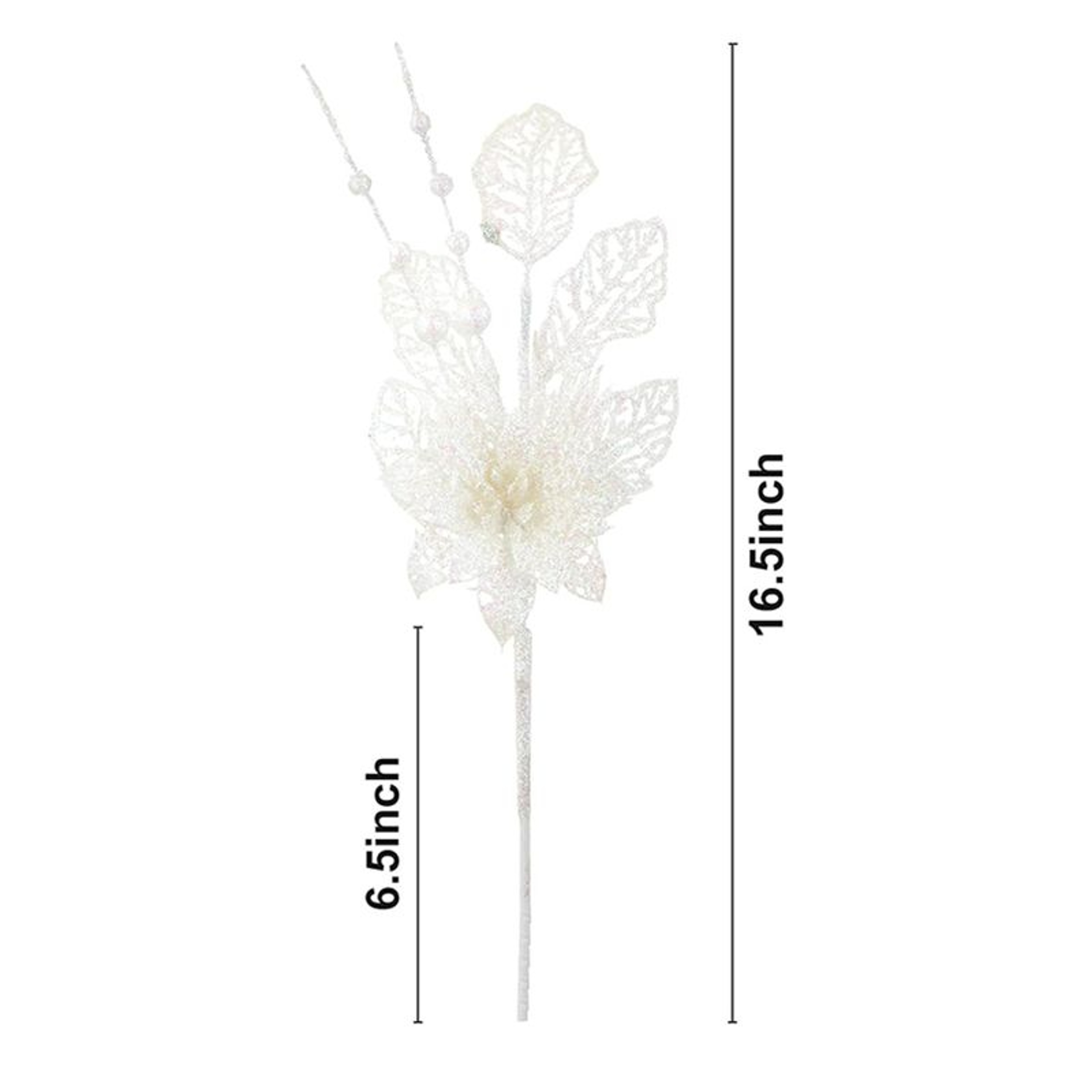 Christmas Decoration for Home, Artificial Glitter Berry Flower Branch, Tree and Party Supplies – view 8