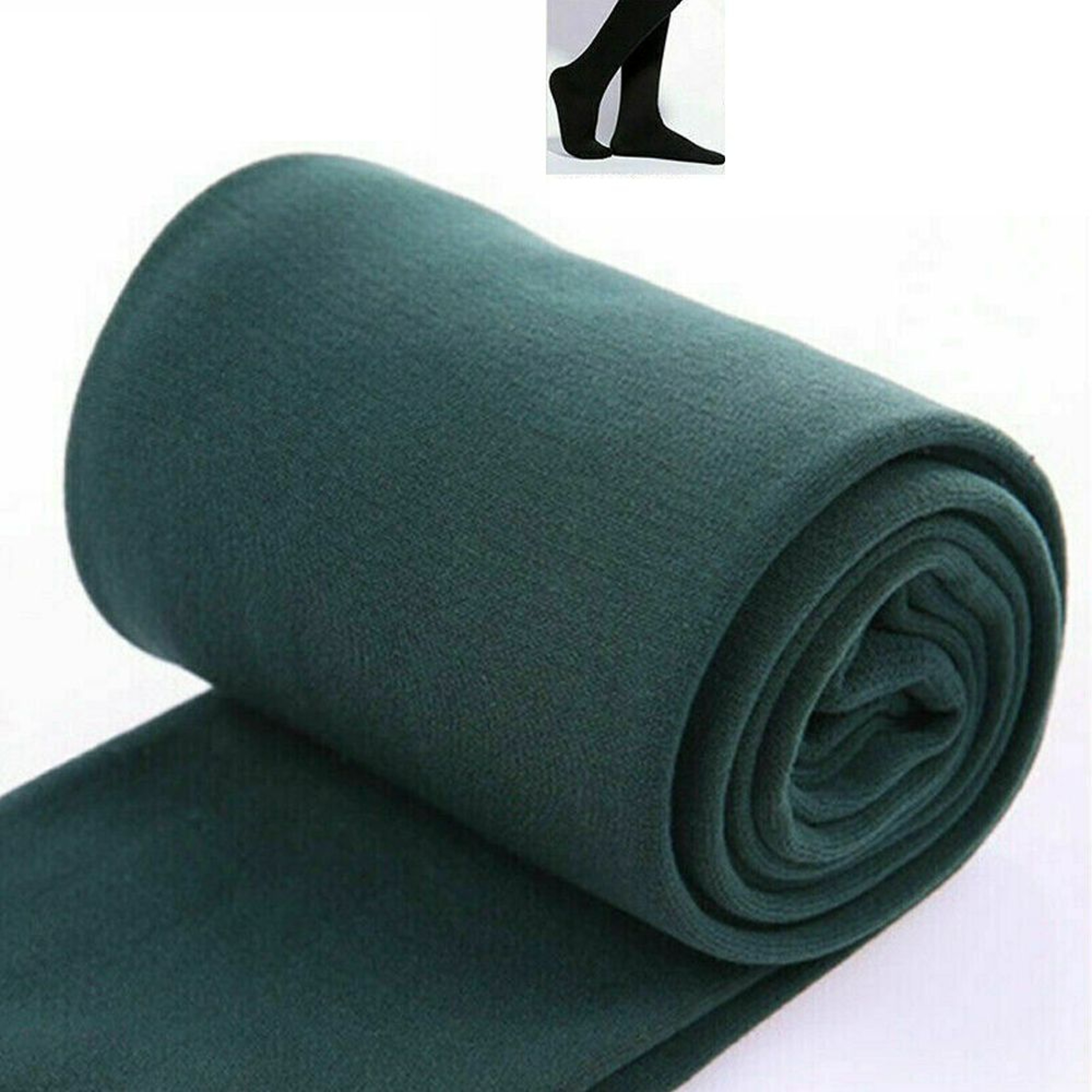 Thick Thermal Fleece Leggings, Women's Winter Hosiery, Full Foot Tights, Cold Weather Accessories – view 11