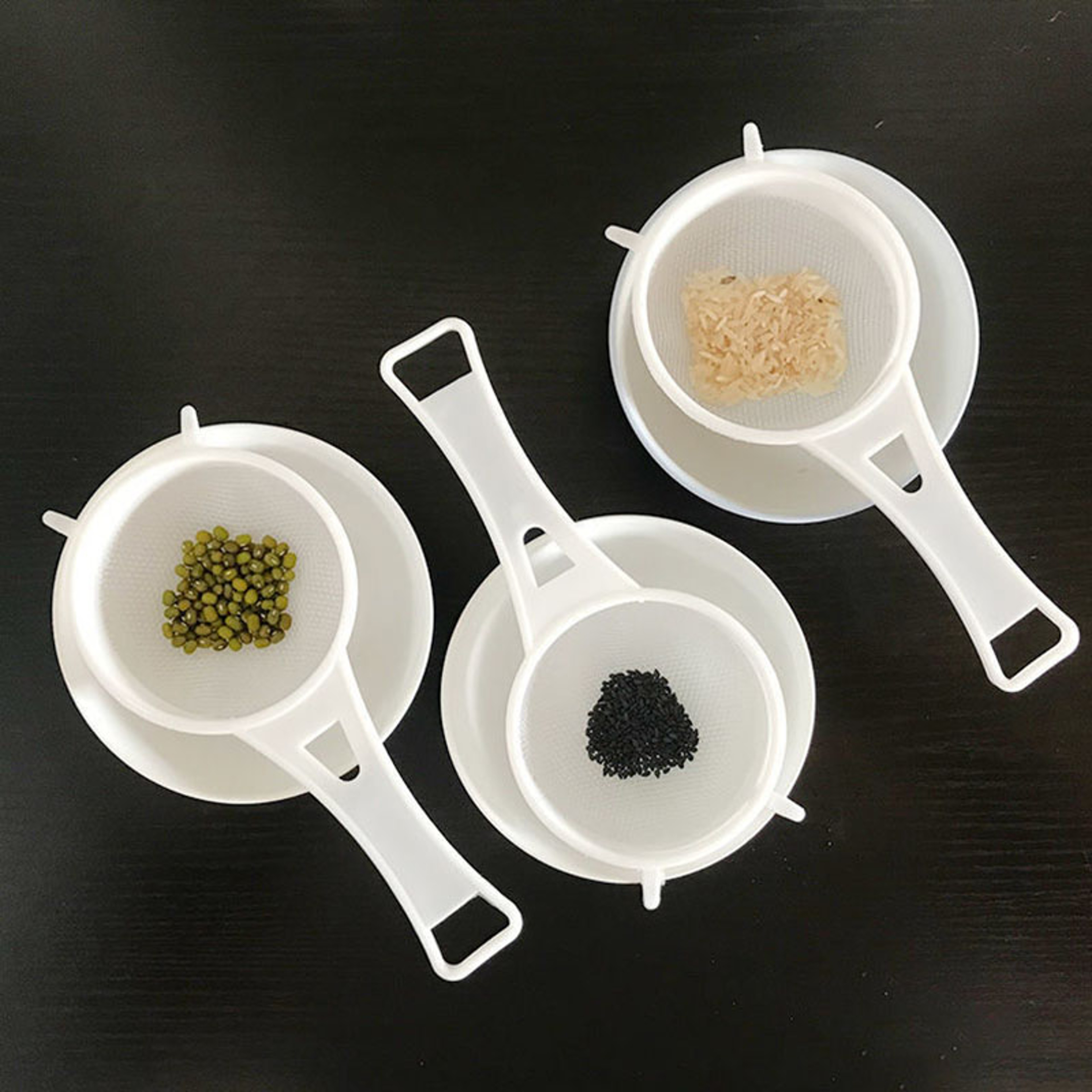 Premium Multipurpose Mesh Filter Kitchen Strainer Set Fine Mesh Sieve For Tea Juice Flour  Soy Milk 5