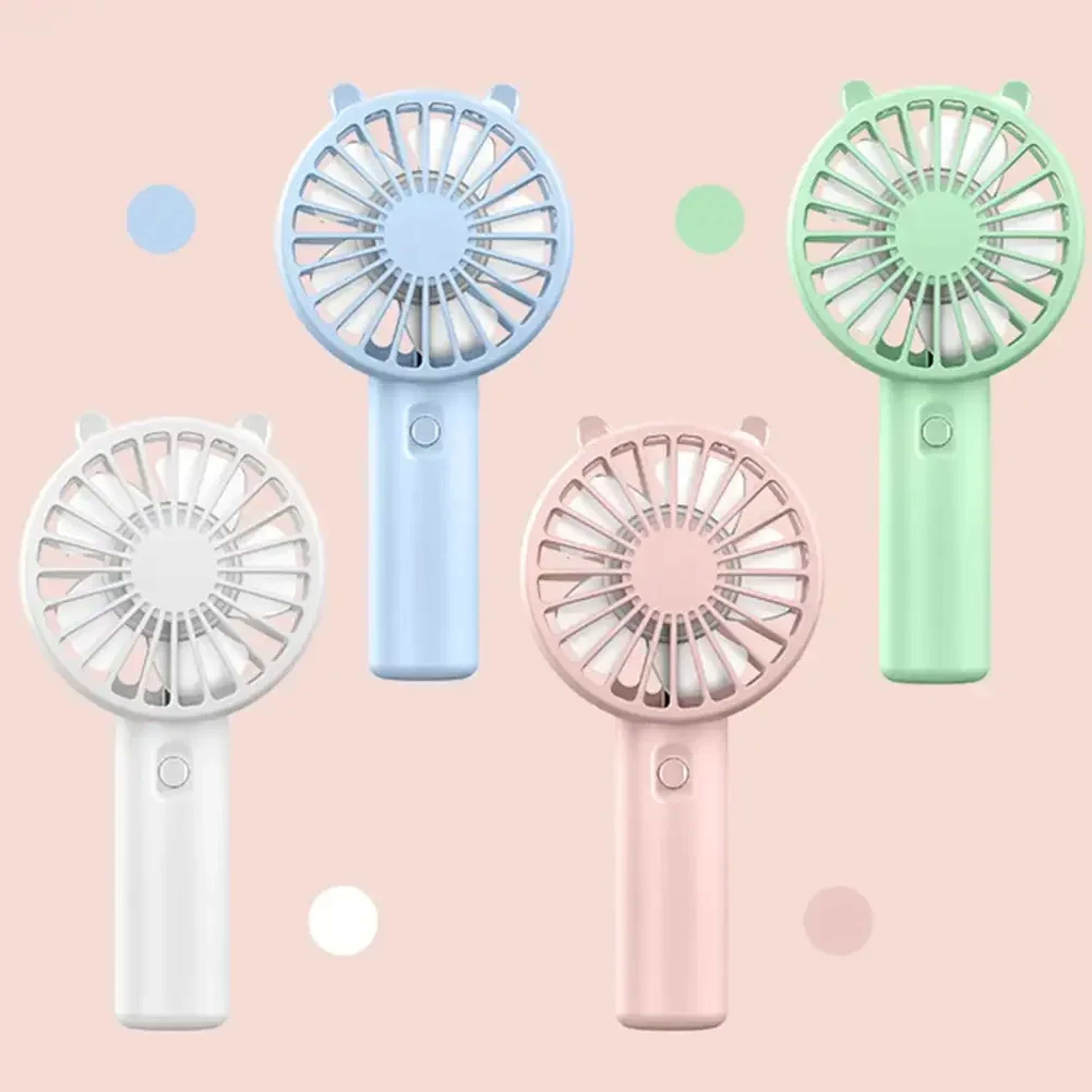USB Rechargeable Mini Handheld Fan for Cooling Lash Drying & Desk Use – view 4