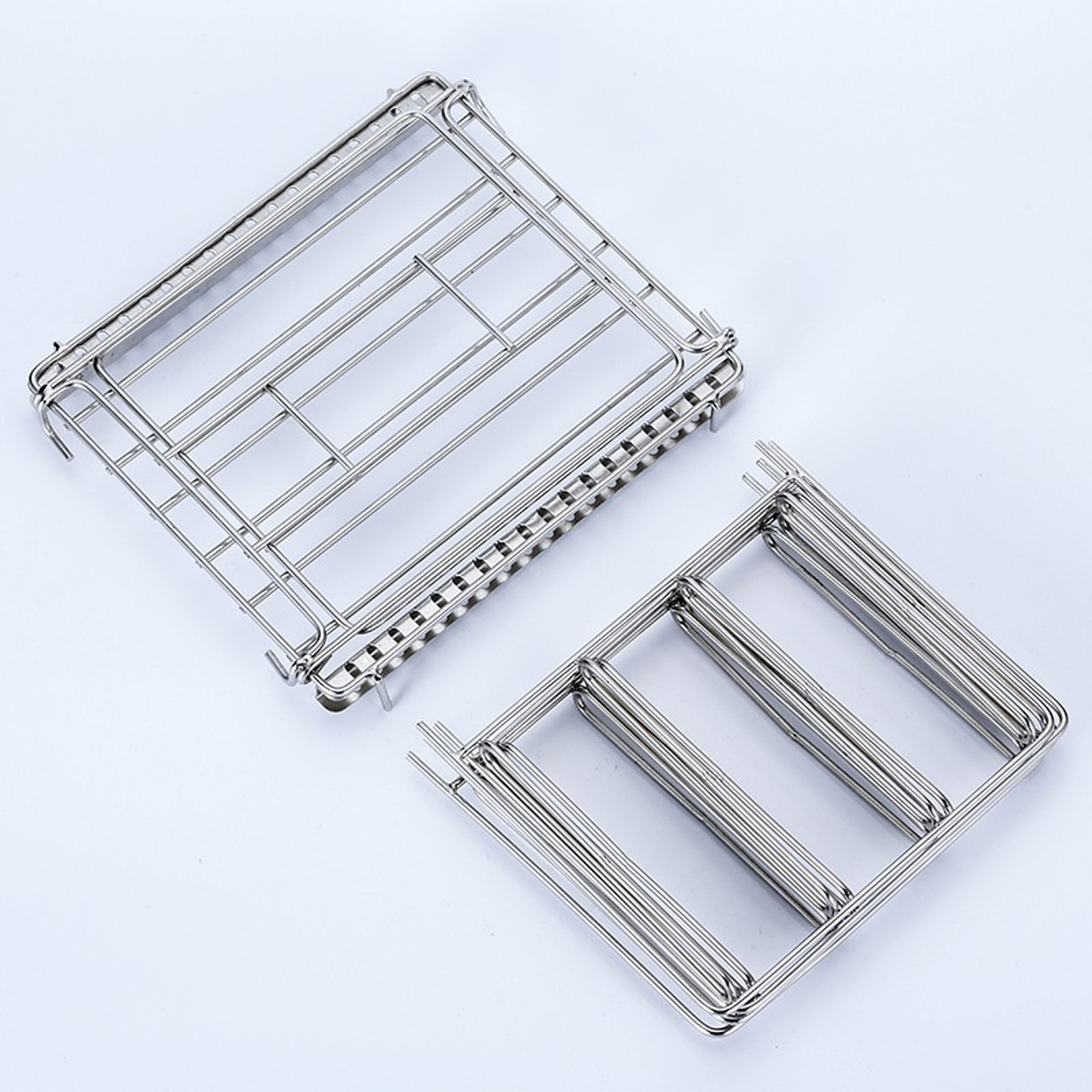 Stainless Steel Sous Vide Rack with Adjustable No Float Bar for Even Precision Cooking – view 5