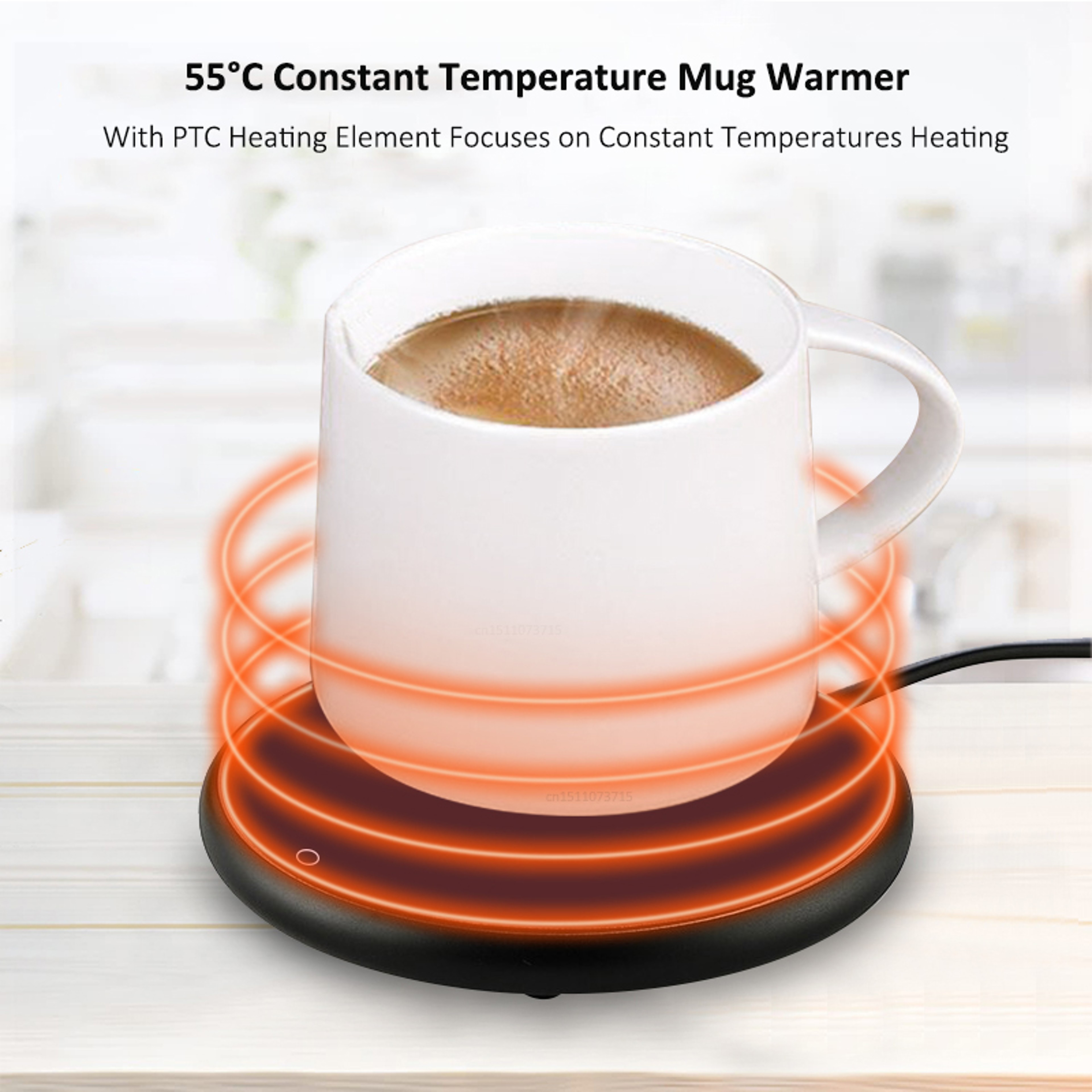 USB Coffee Mug Warmer Thermostatic Cup Heater For Desk Home  Office 1