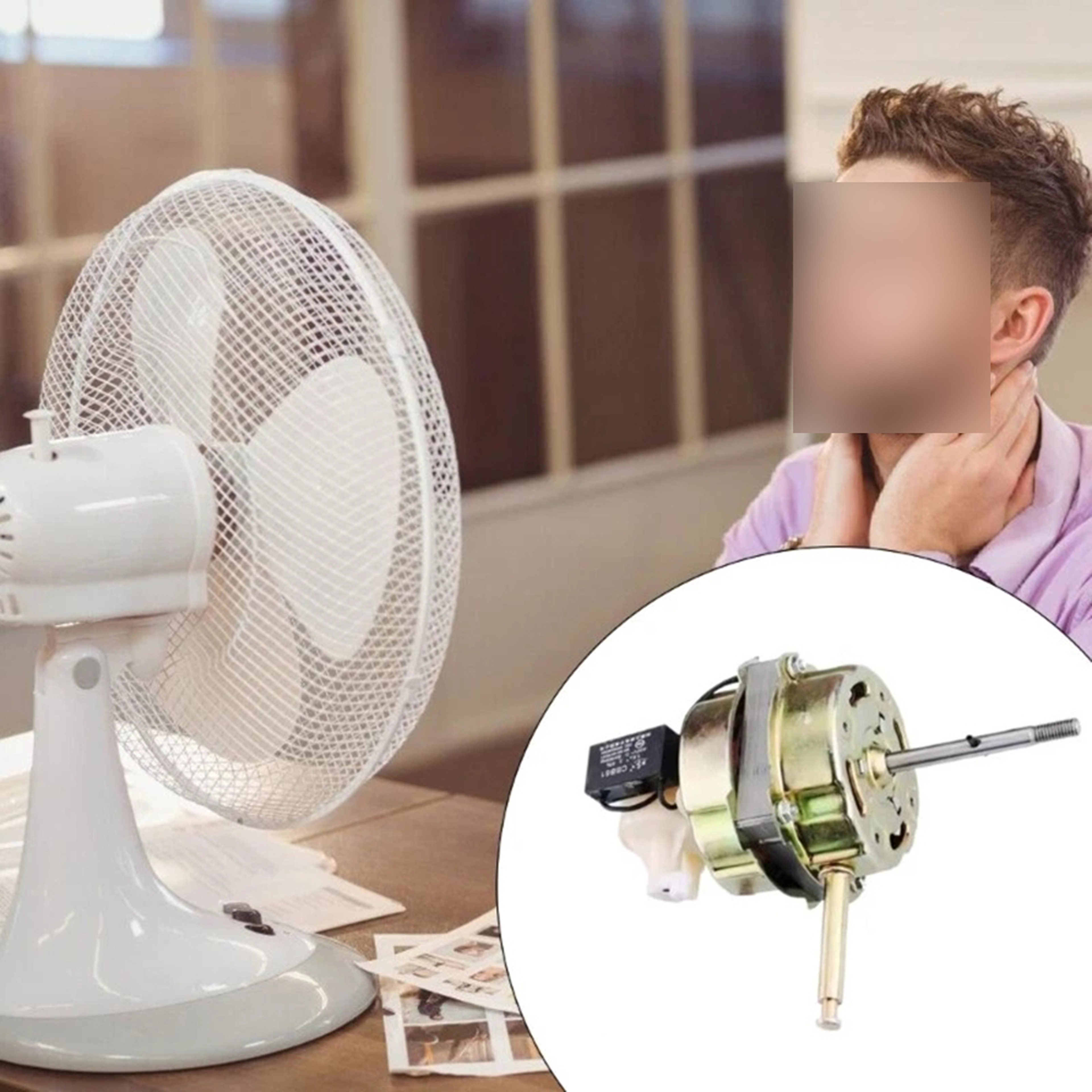Universal Speed Electric Fan Motor Replacement For Table  Floor Fans 0