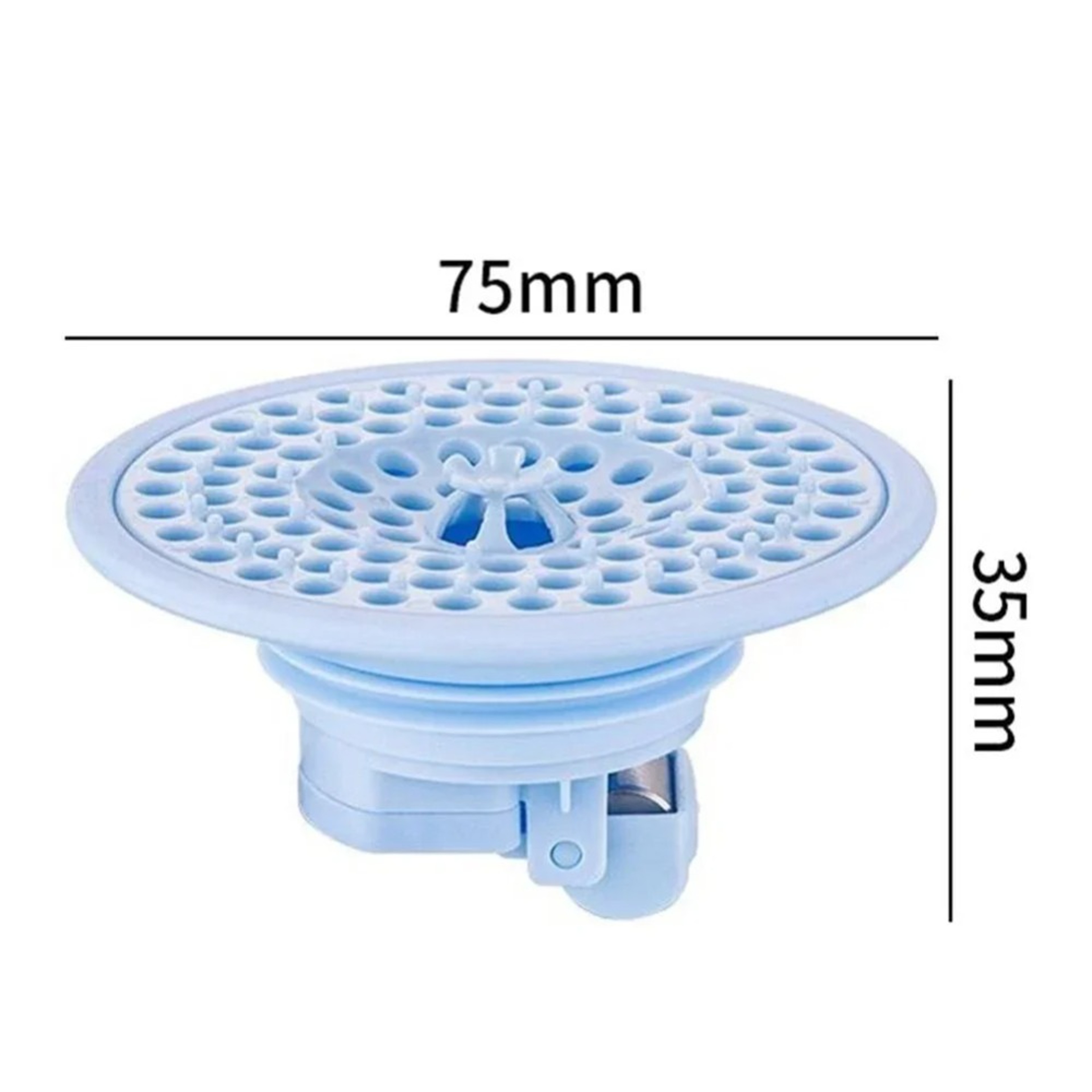 Universal Anti Odor Floor Drain Cover With Hair Strainer  Insect Proof Core 5