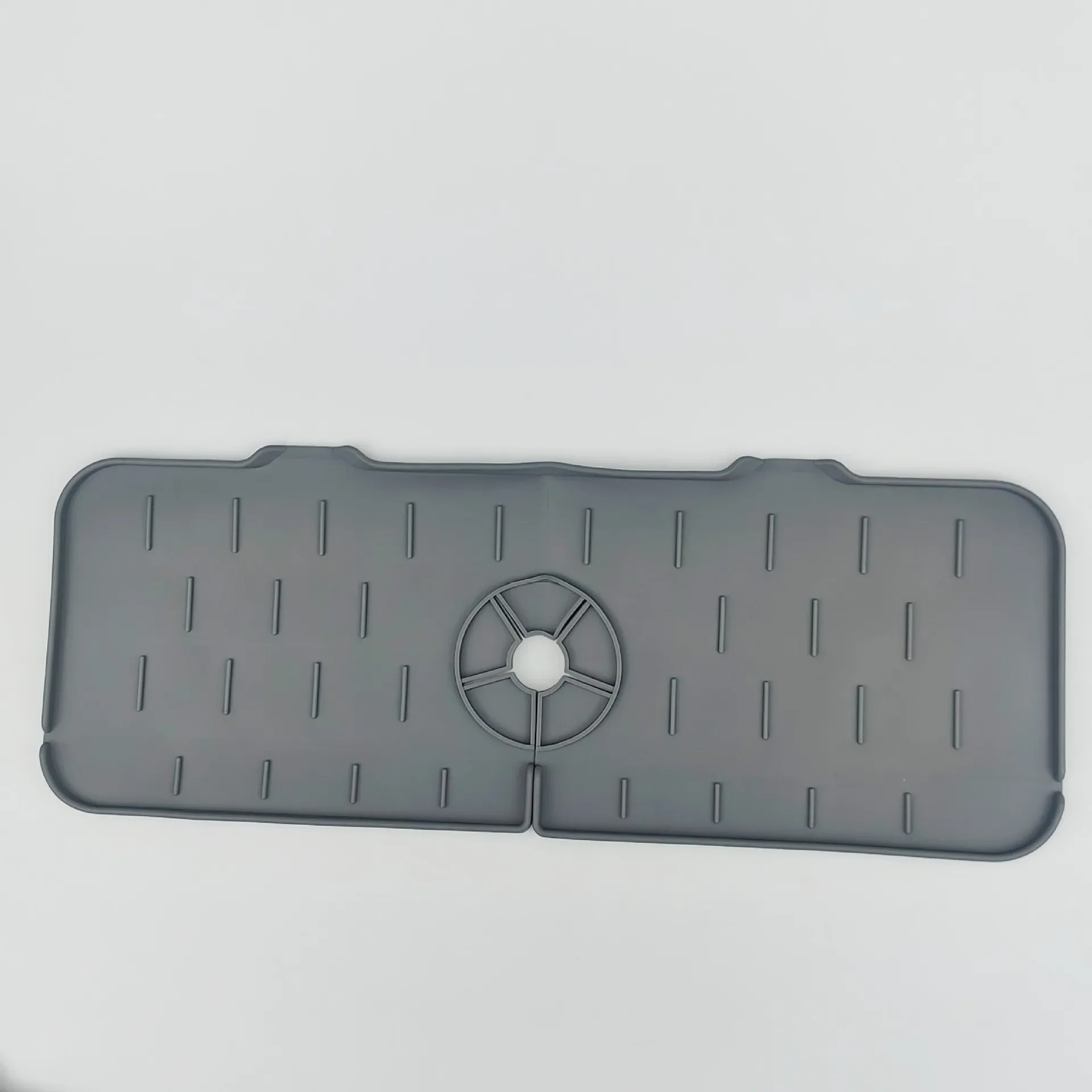 Premium Silicone Kitchen Sink Splash Guard & Draining Mat with Sponge Rack – view 9